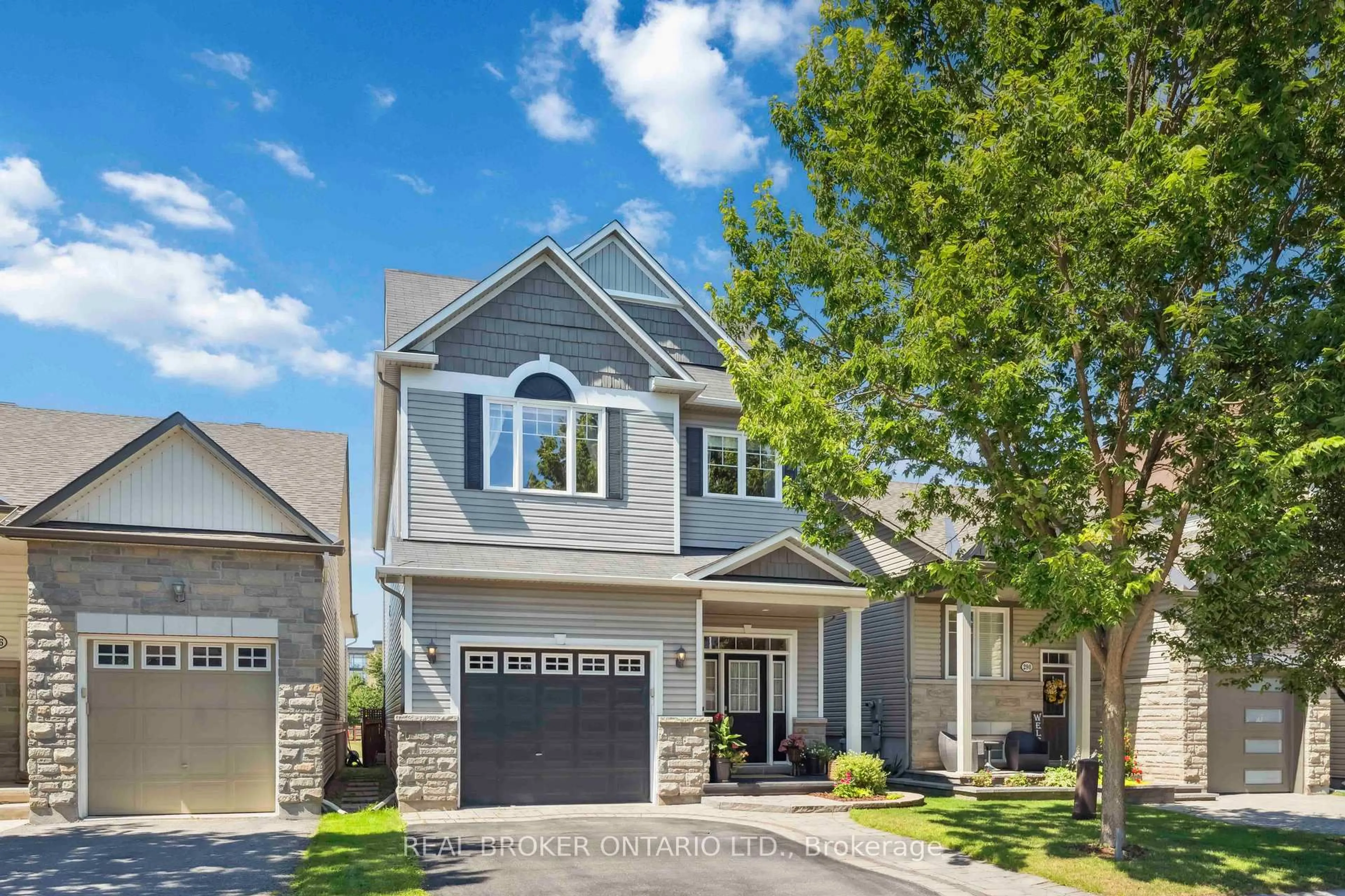 Home with brick exterior material, street for 288 Harthill Way, Ottawa Ontario K2J 0P3