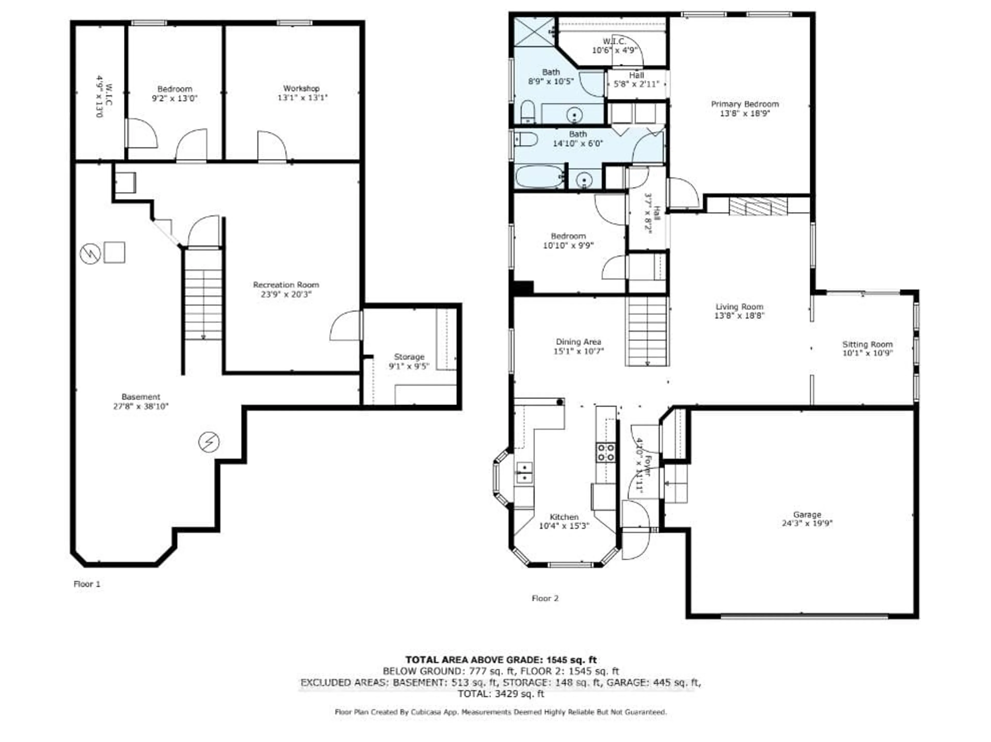 Floor plan for 109 Emerald Crt, Hamilton Ontario L8B 1A5