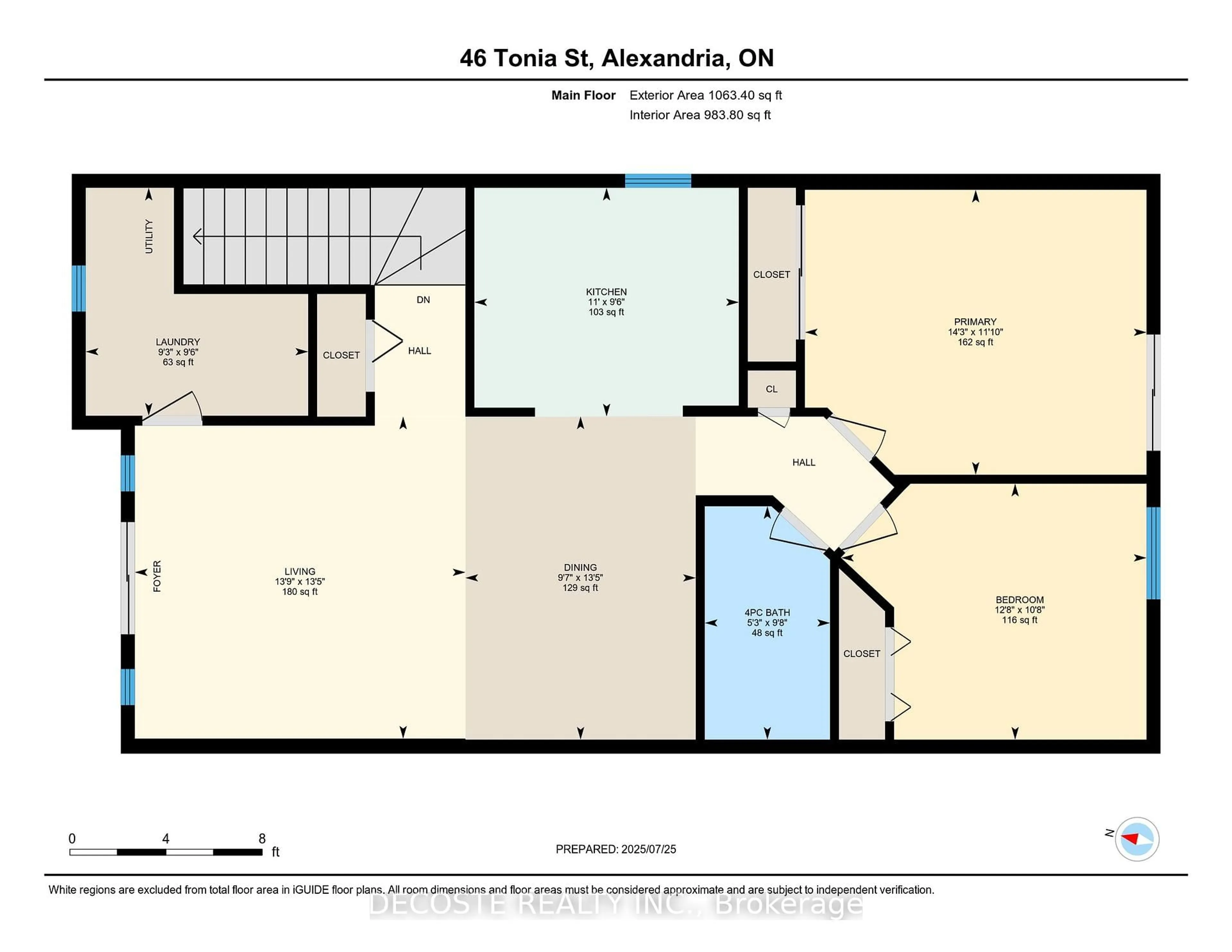 Floor plan for 46 Tonia St #12, North Glengarry Ontario K0C 1A0