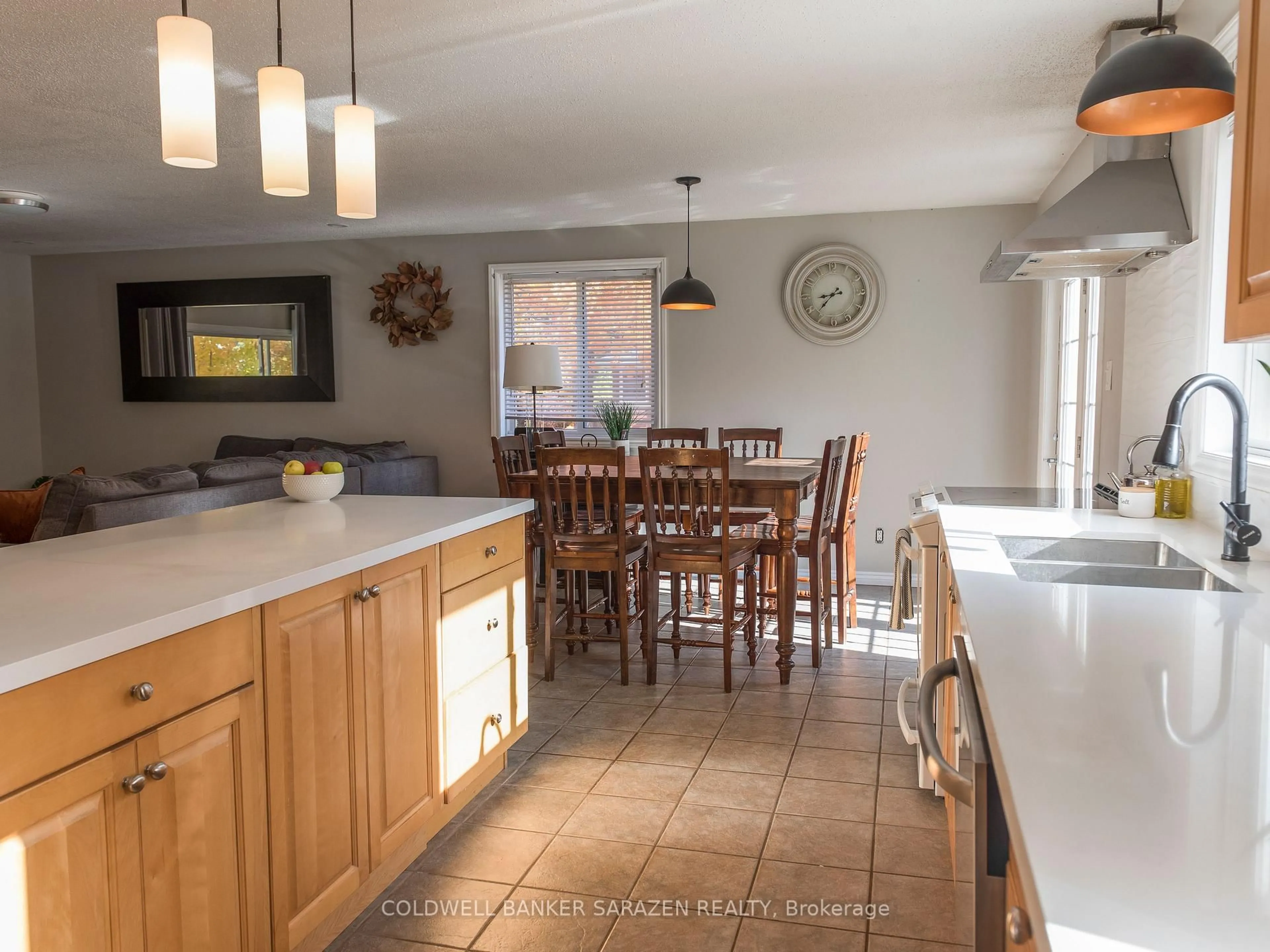 Open concept kitchen, ceramic/tile floor for 875 Usborne St, Braeside Ontario K0A 1G0