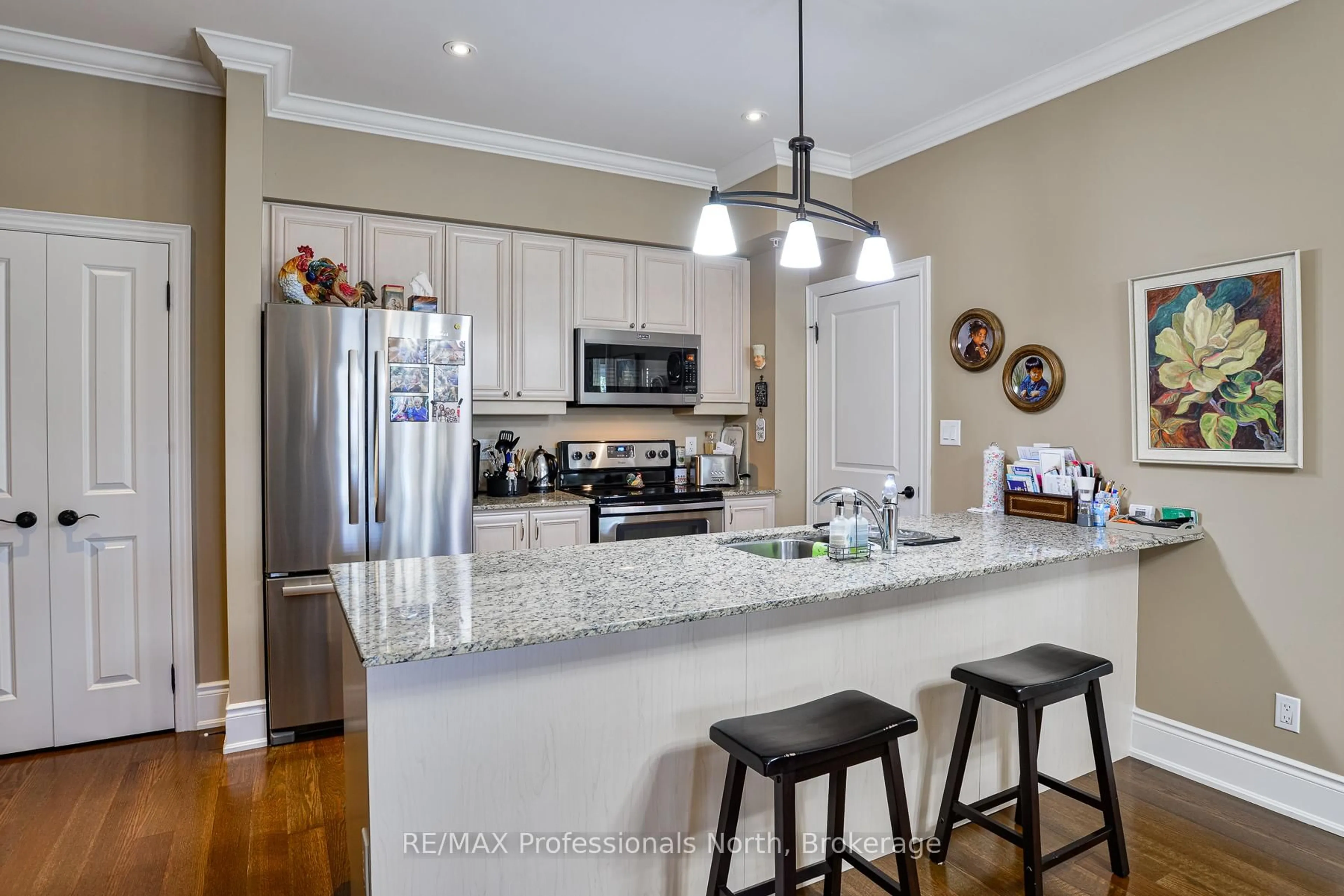 Open concept kitchen, unknown for 391 B Manitoba St #406, Bracebridge Ontario P1L 0B5