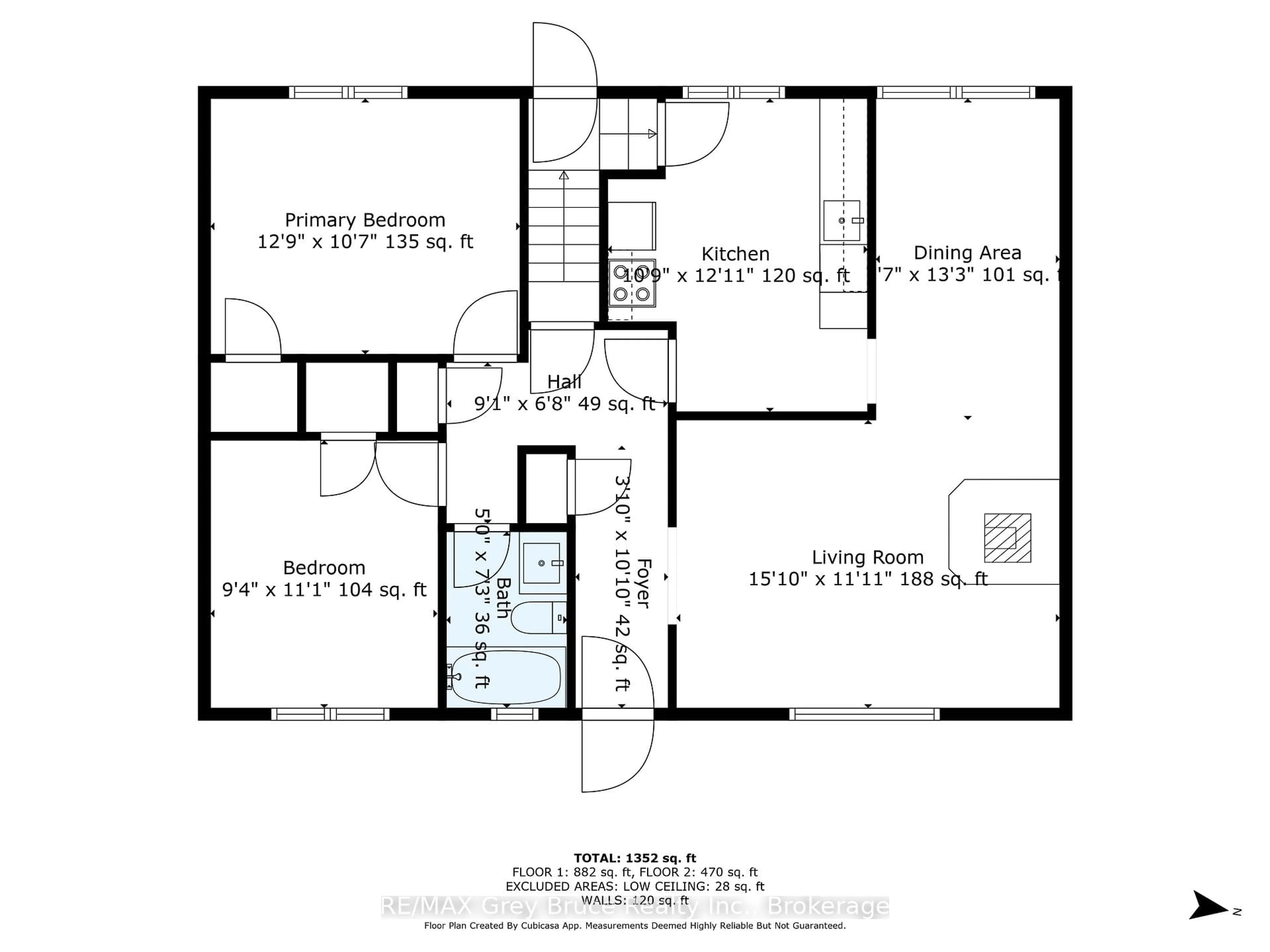 Floor plan for 780 4th Ave, Owen Sound Ontario N4K 4V5