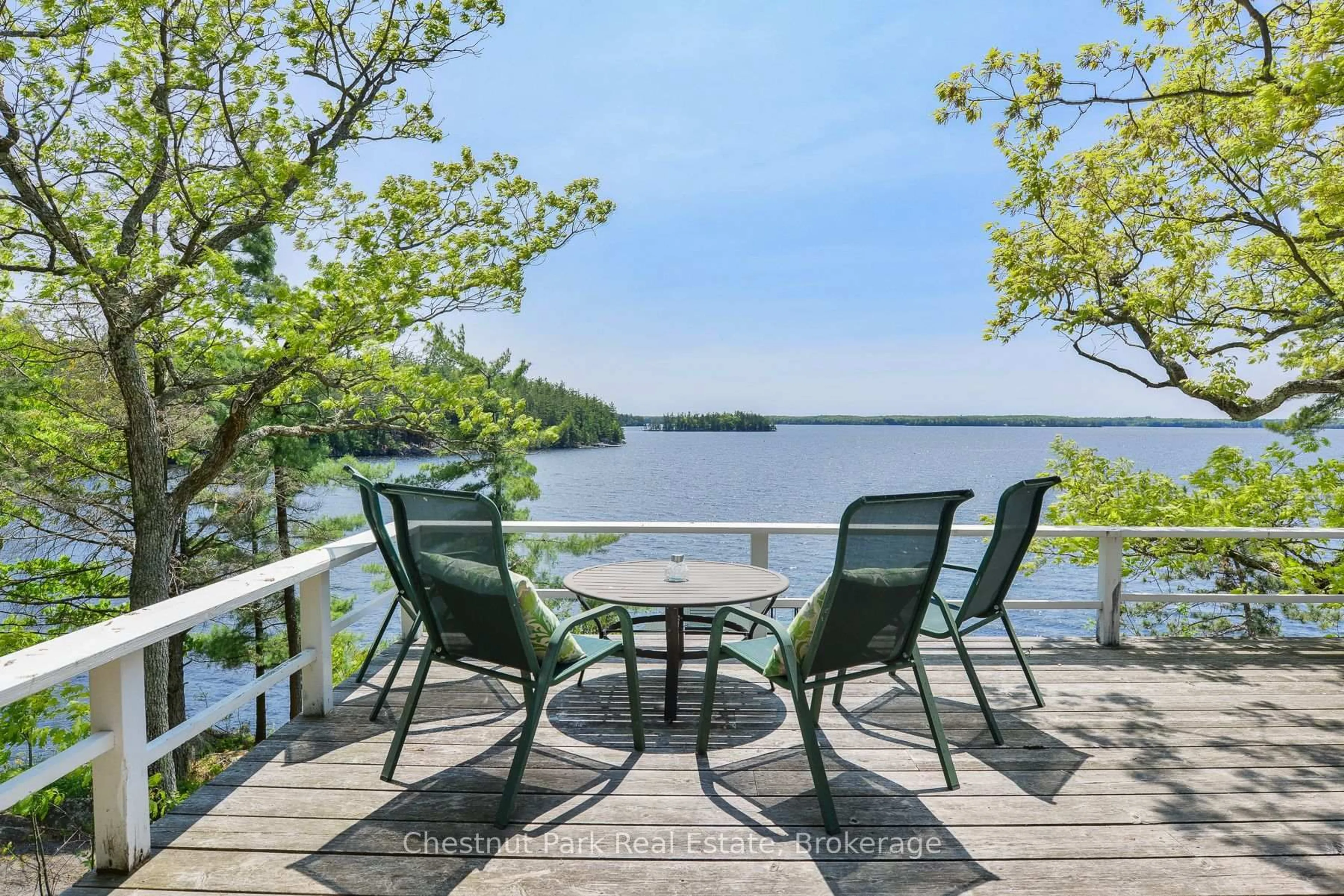 Patio, water/lake/river/ocean view for 1869 Muskoka 118 Rd #8, Muskoka Lakes Ontario P1L 1W8