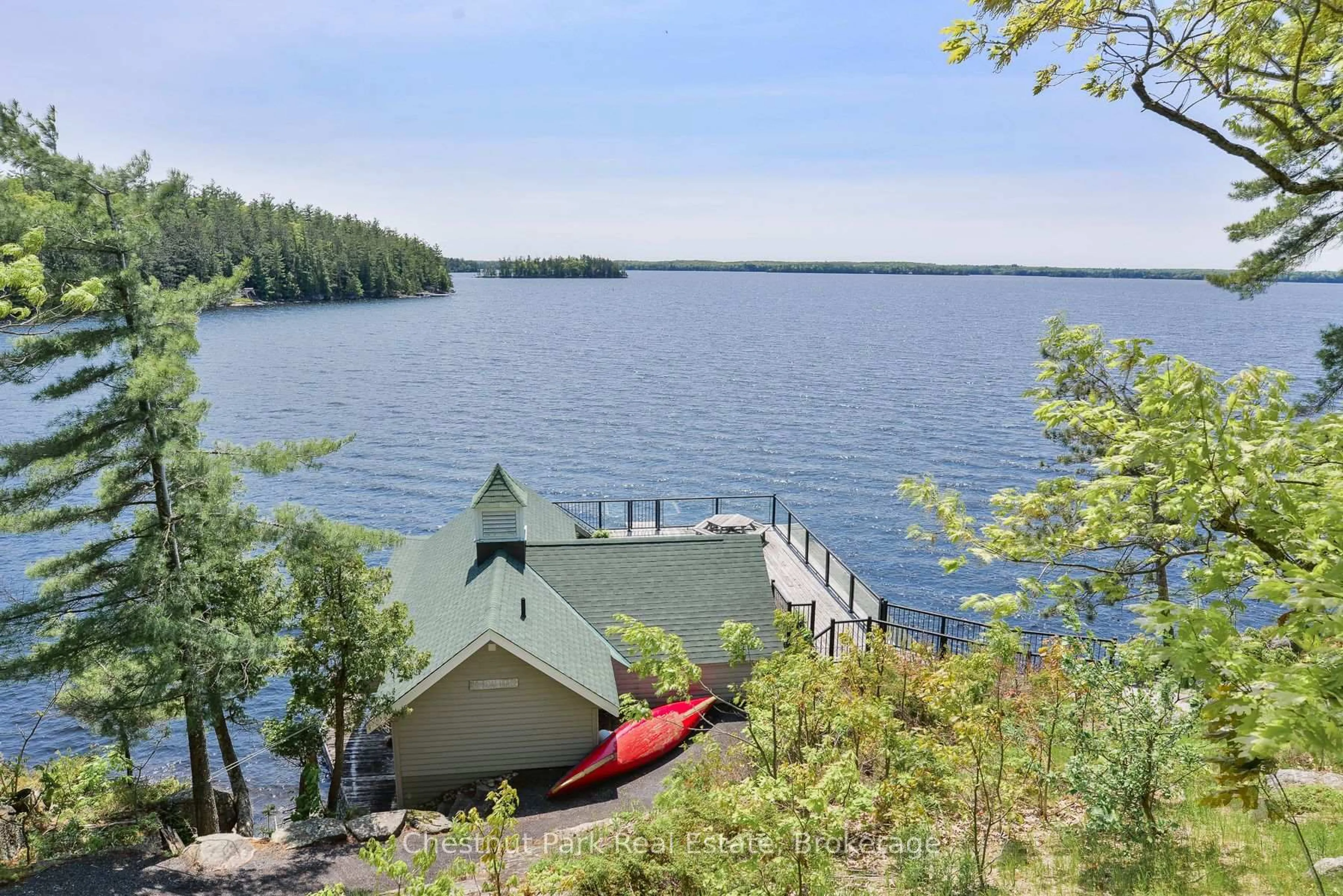 Patio, water/lake/river/ocean view for 1869 Muskoka 118 Rd #8, Muskoka Lakes Ontario P1L 1W8