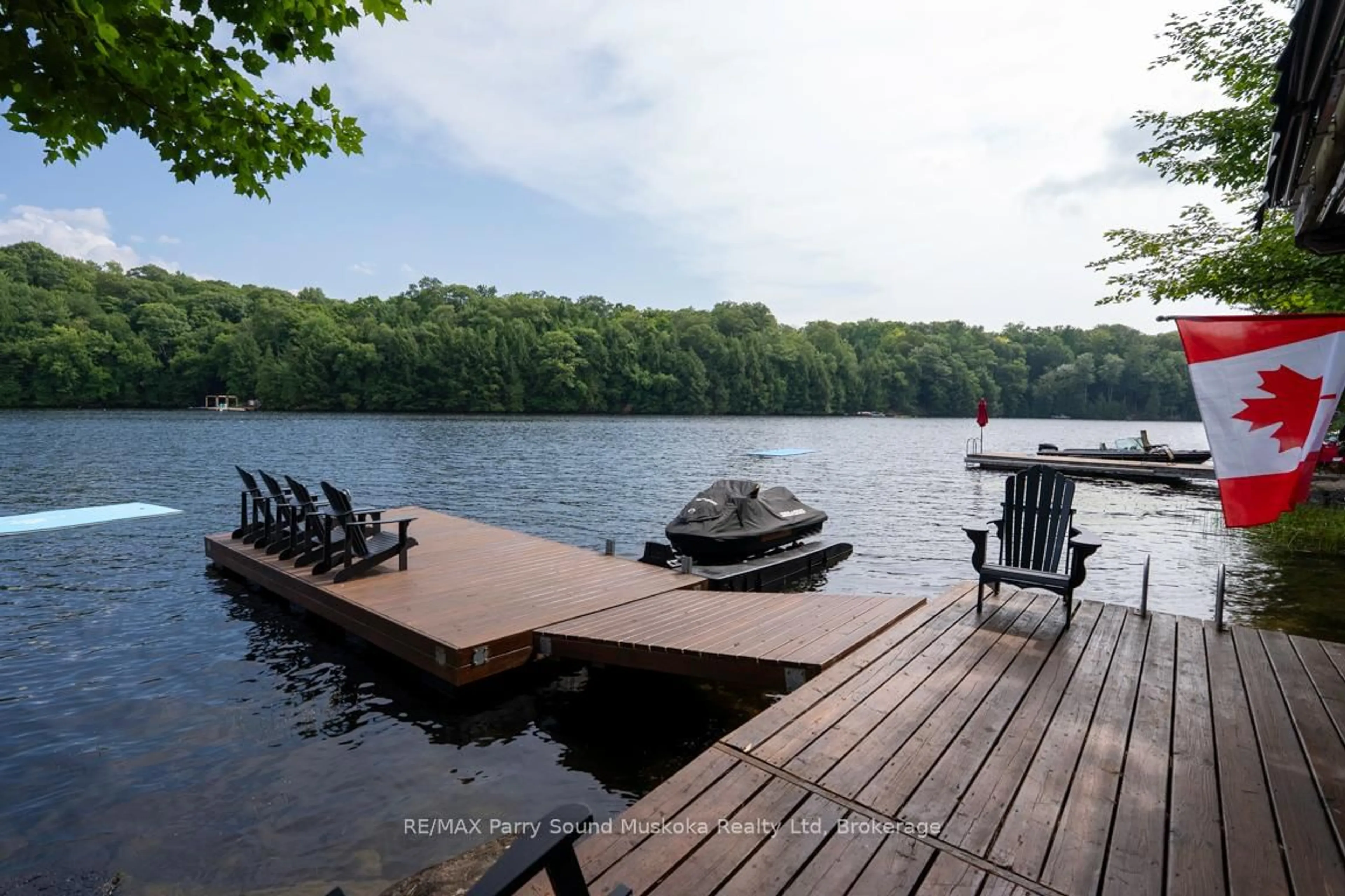 Patio, water/lake/river/ocean view for 3 Post Lane, Seguin Ontario P2A 0B2