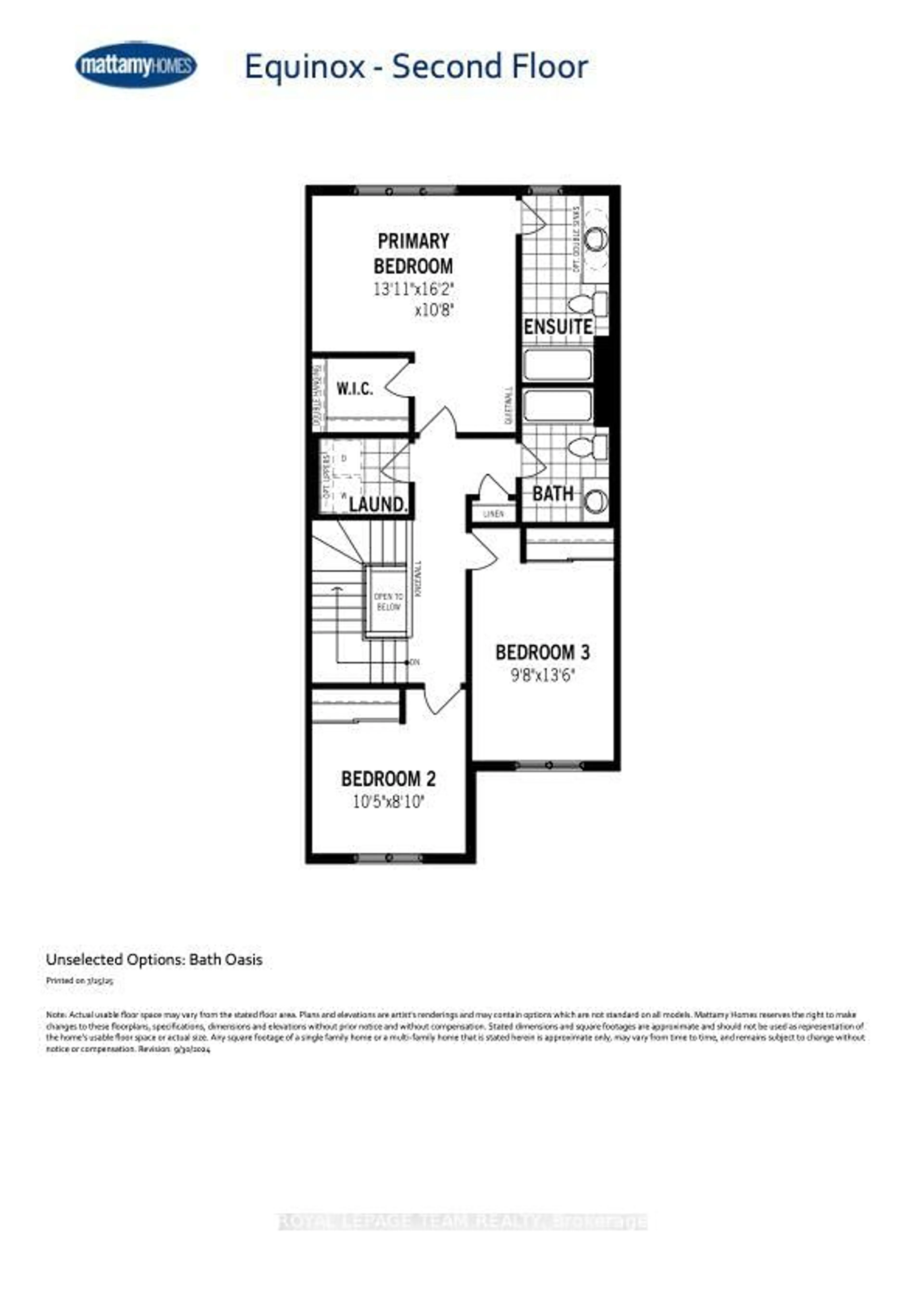 Floor plan for 736 Tincture Pl, Kanata Ontario K2W 0N3