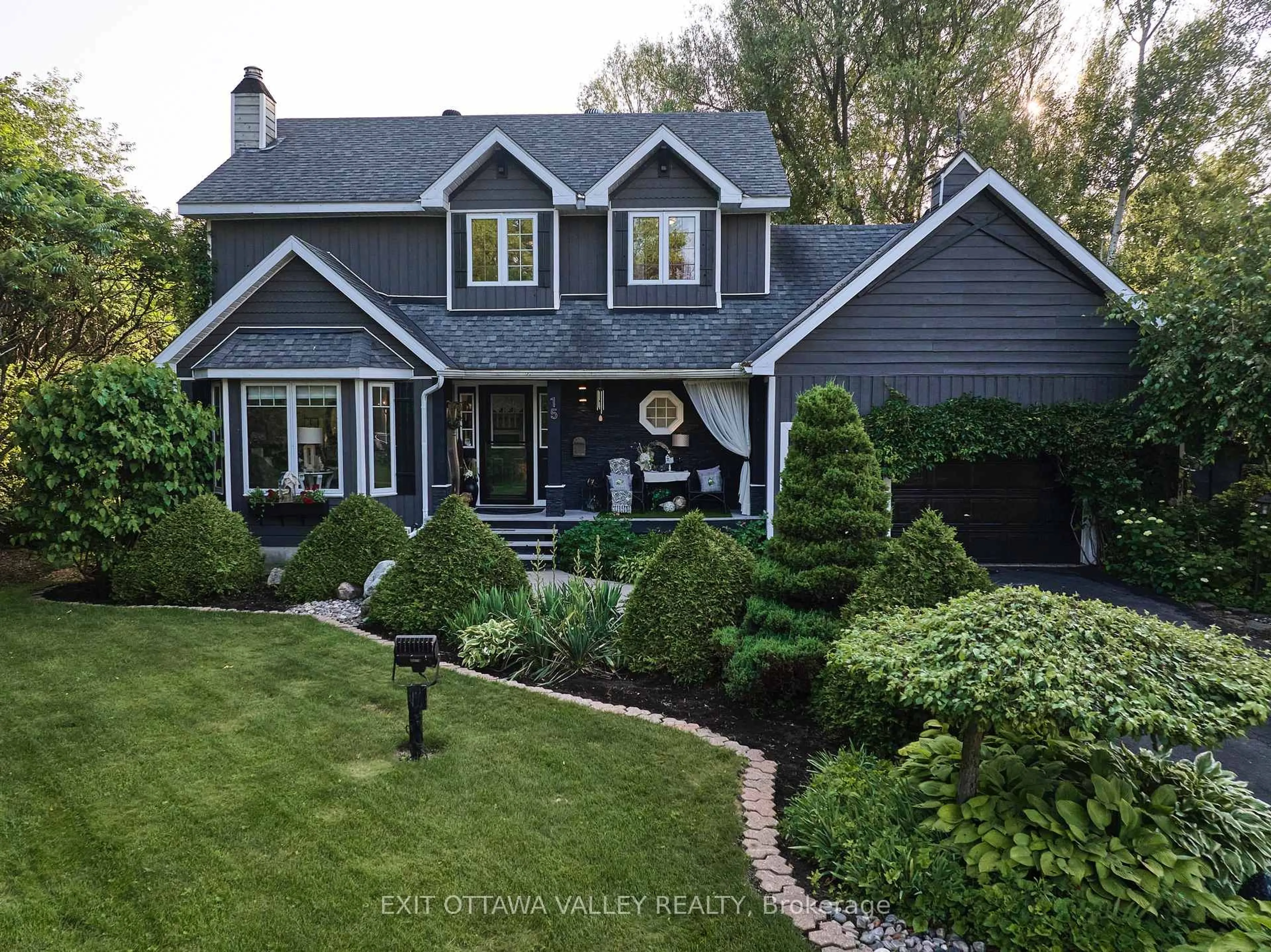 Home with vinyl exterior material, street for 15 Hume St, Beachburg Ontario K0J 1C0