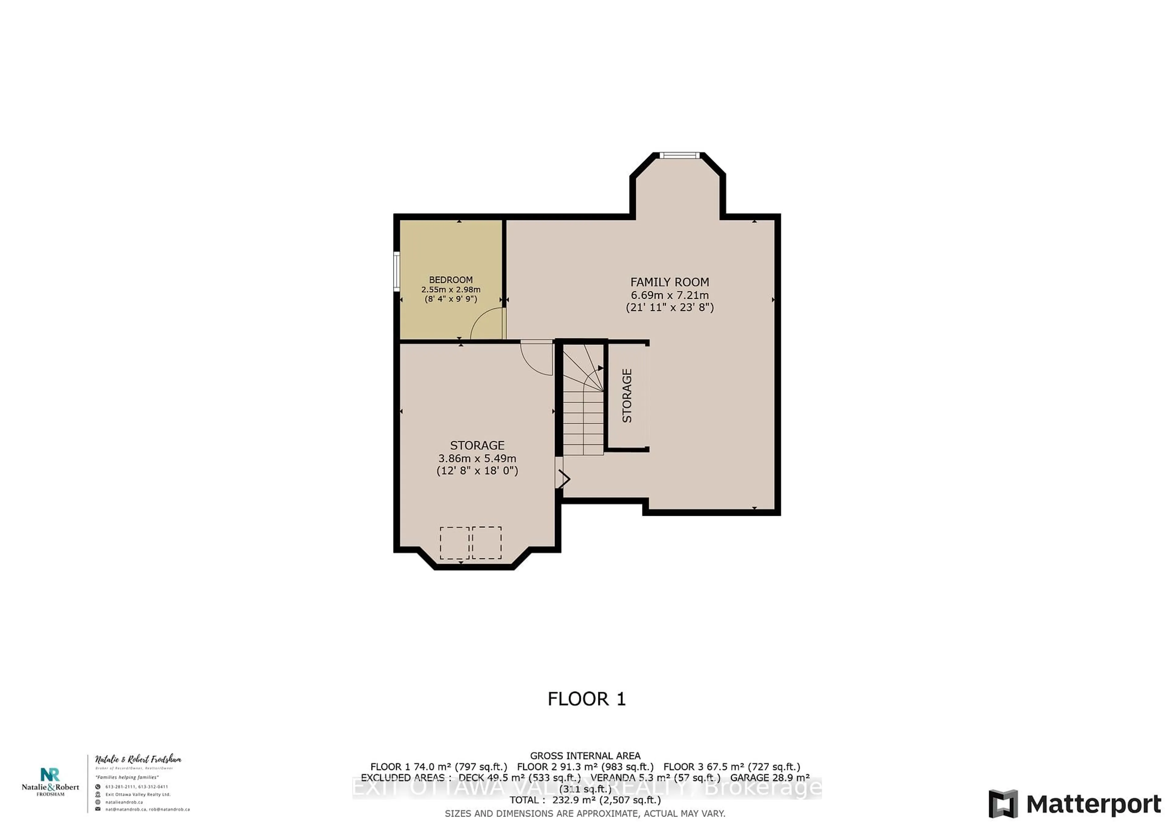 Floor plan for 15 Hume St, Beachburg Ontario K0J 1C0