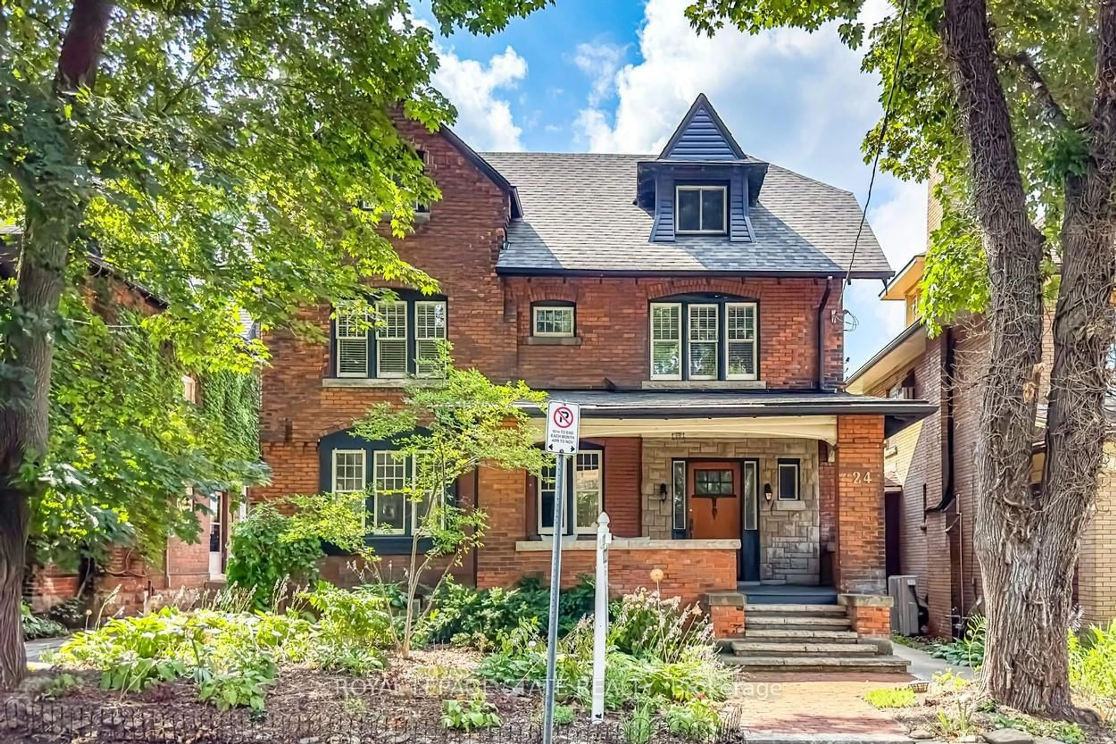 Home with brick exterior material, street for 24 Undermount Ave, Hamilton Ontario L8P 3Z6