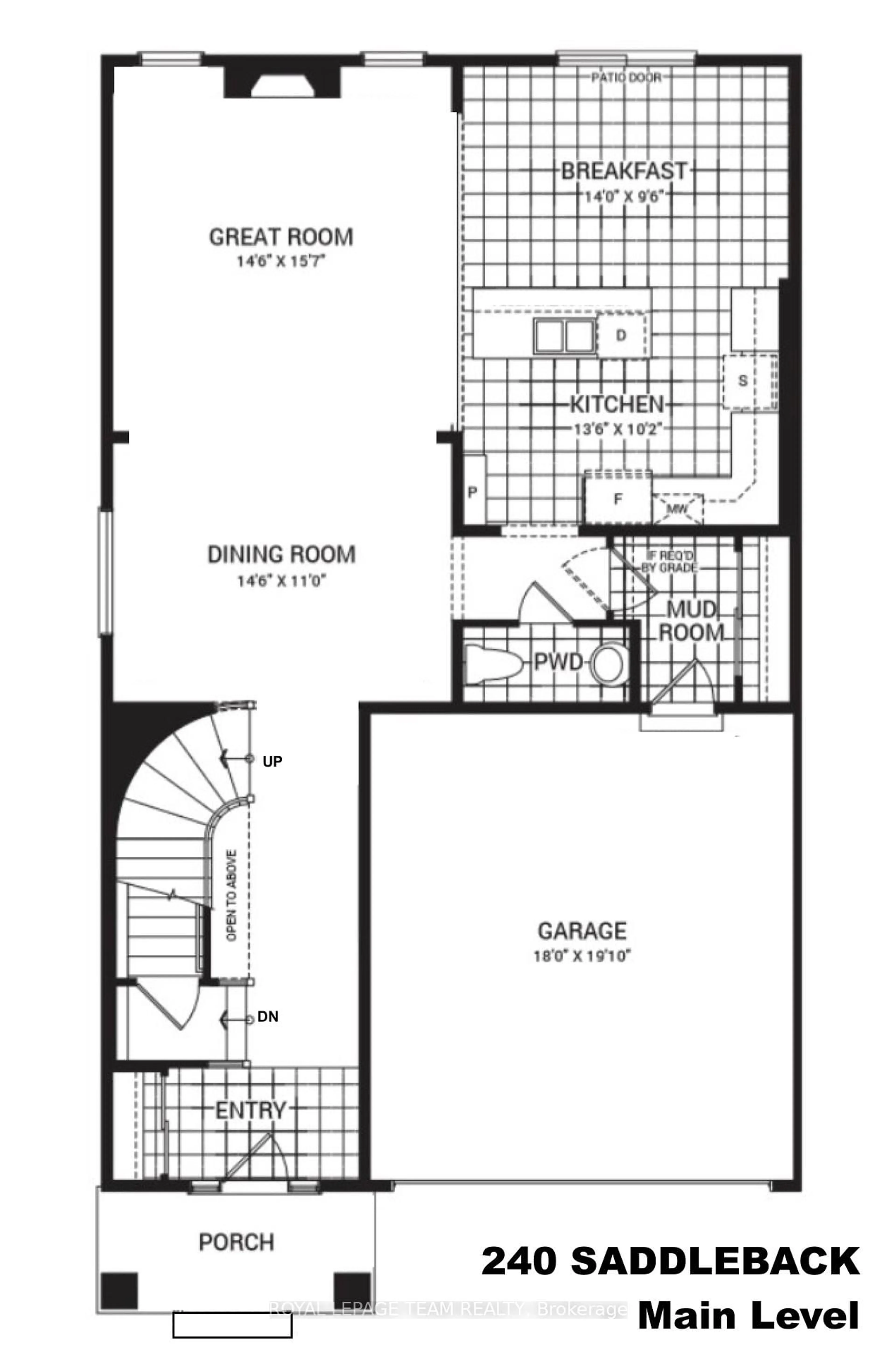 Floor plan for 240 SADDLEBACK Cres, Ottawa Ontario K2T 0K8