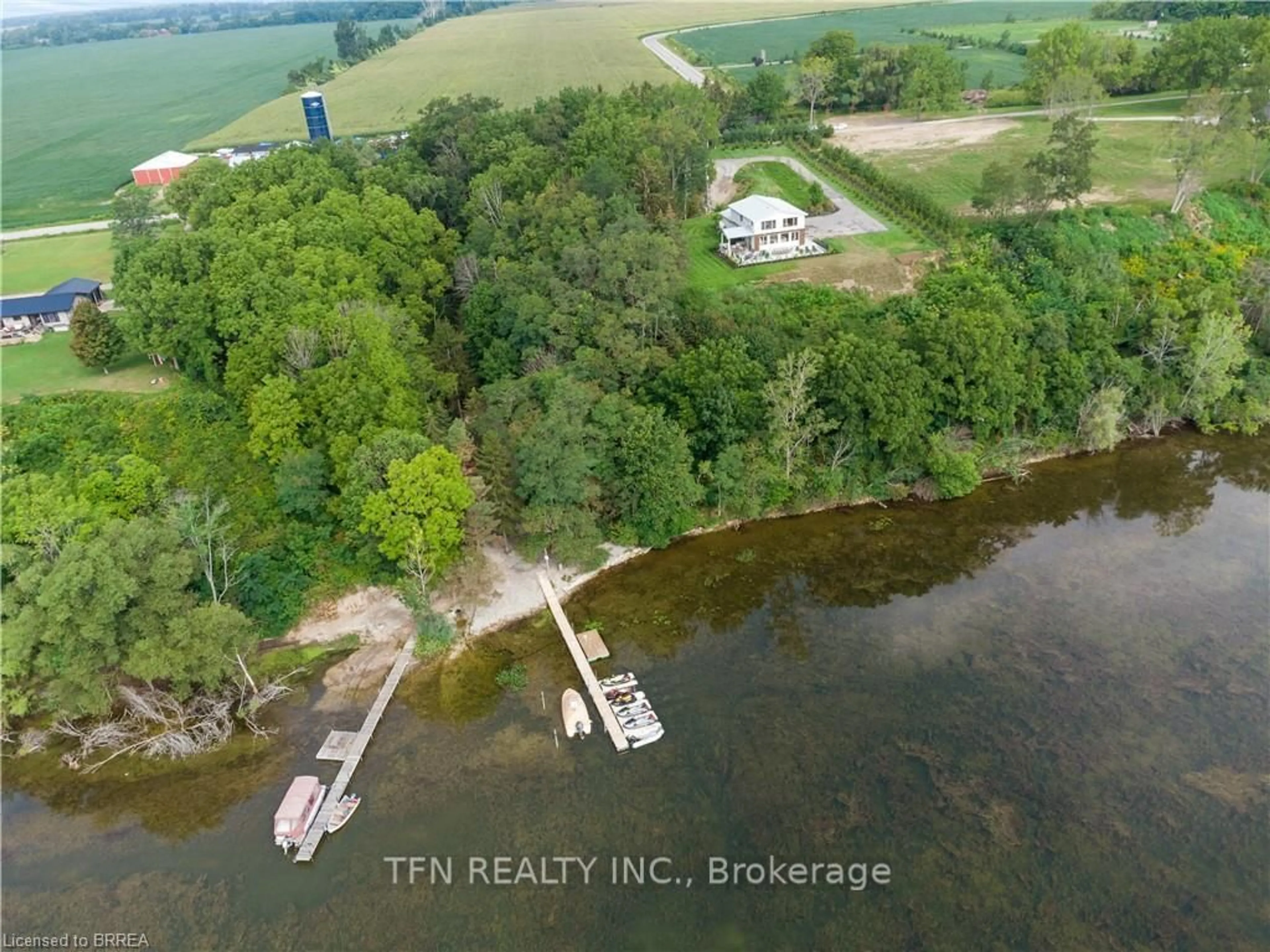A pic from outside/outdoor area/front of a property/back of a property/a pic from drone, water/lake/river/ocean view for 434 FRONT Rd, Norfolk Ontario N0E 1P0