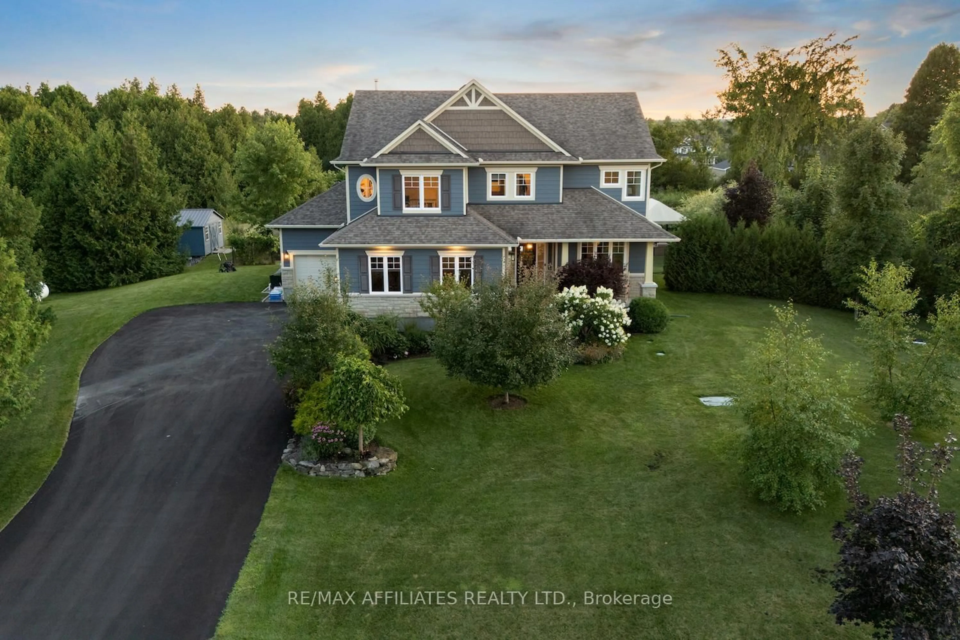 A pic from outside/outdoor area/front of a property/back of a property/a pic from drone, street for 179 William Hay Dr, Carleton Place Ontario K7C 0C4