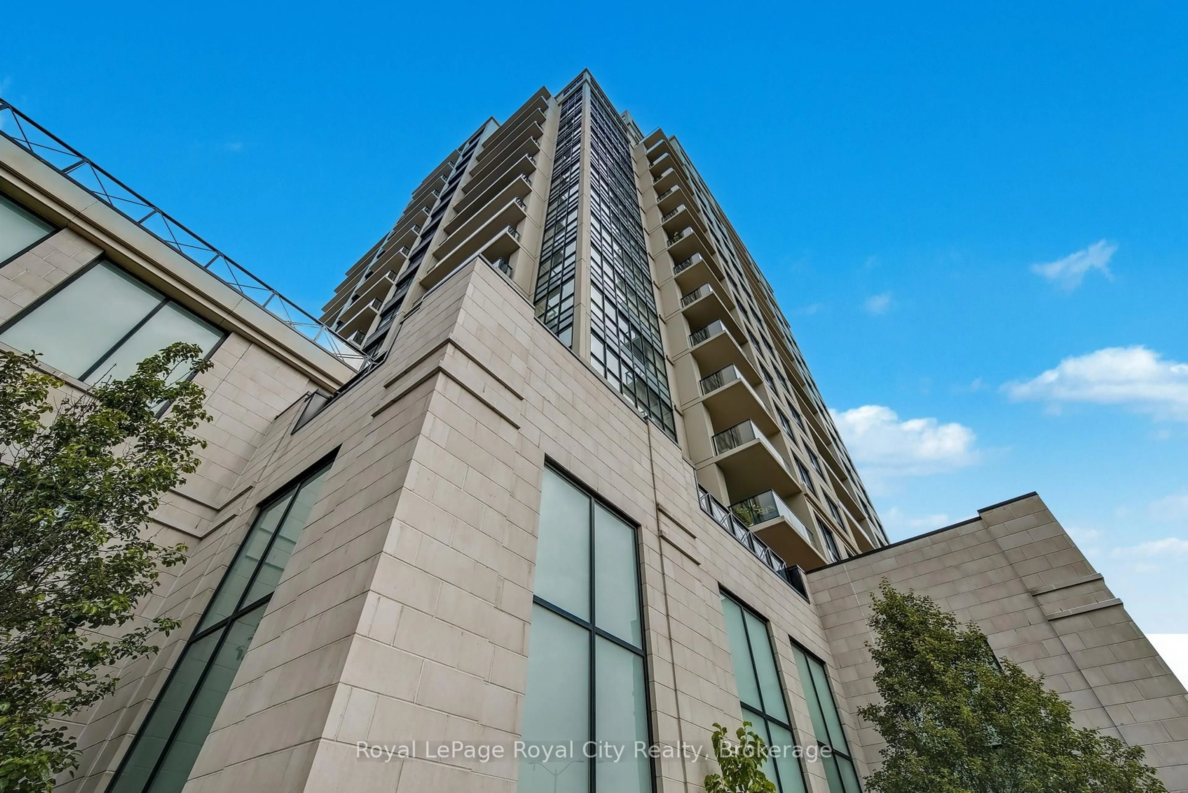 A pic from outside/outdoor area/front of a property/back of a property/a pic from drone, building for 160 Macdonell St #1005, Guelph Ontario N1H 0A9