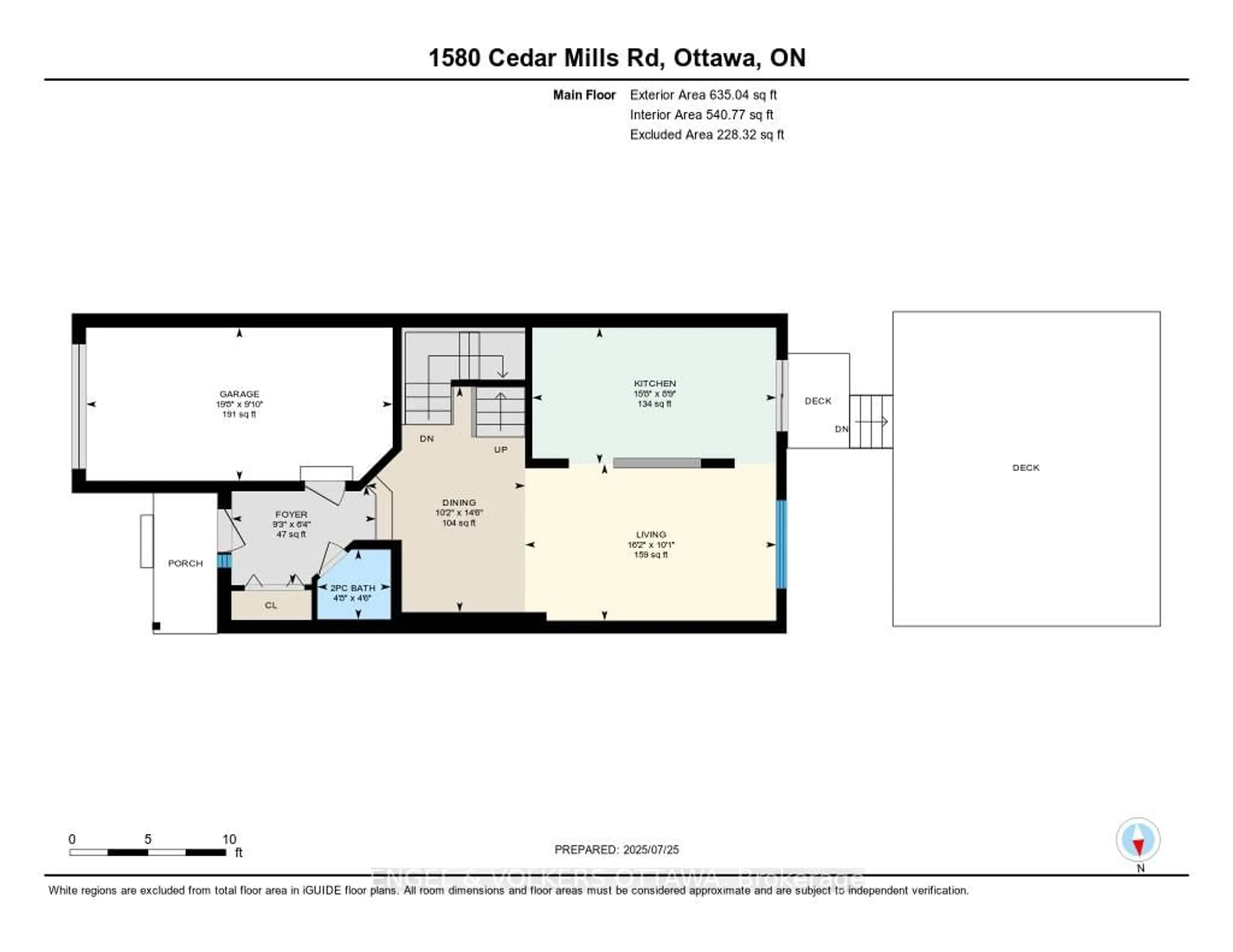 Floor plan for 1580 Cedar Mills Rd, Orleans Ontario K1C 7M1