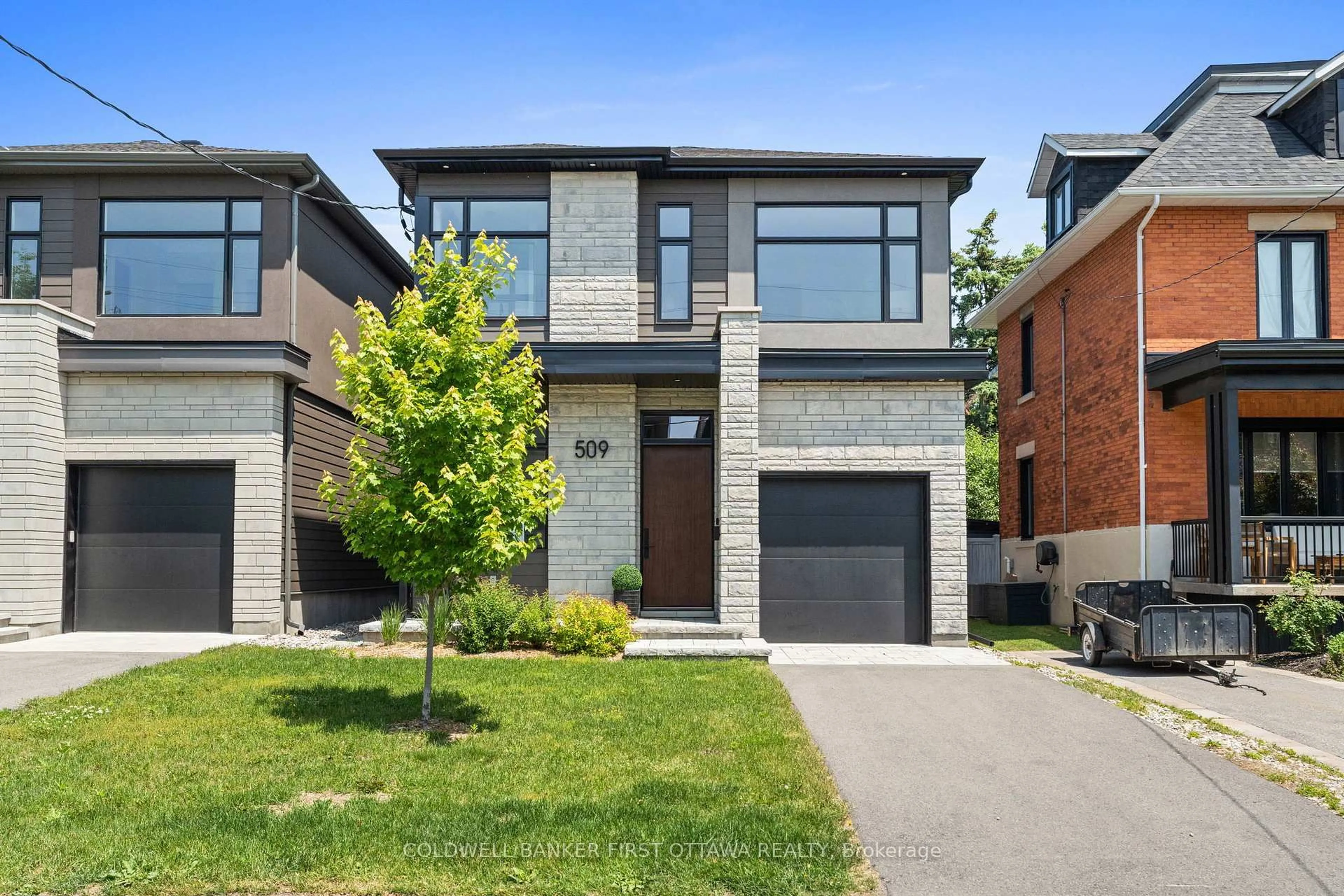 Home with brick exterior material, street for 509 EDISON Ave, Ottawa Ontario K2A 1V3