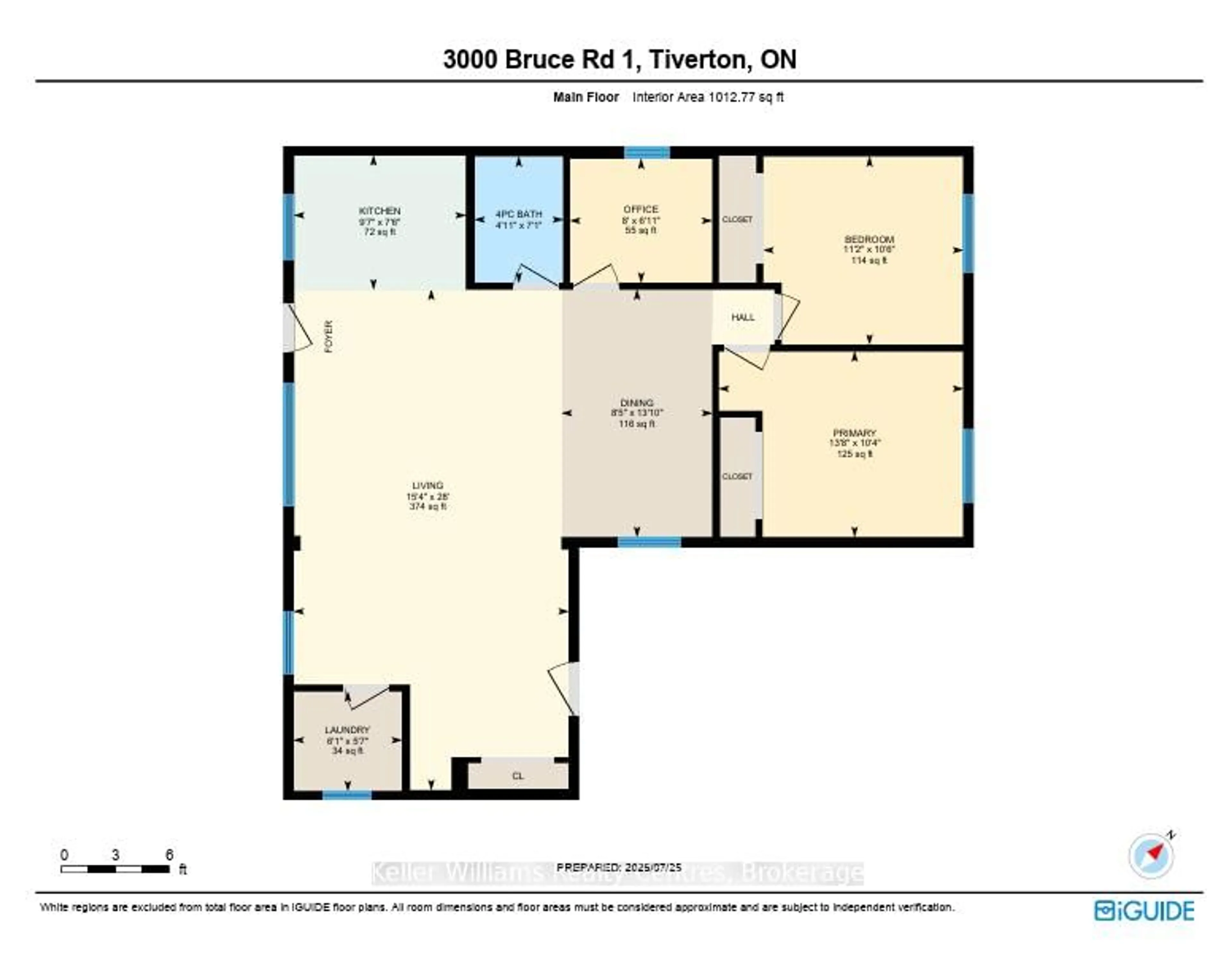 Floor plan for 3000 Bruce 1 Rd, Brockton Ontario N0G 2T0