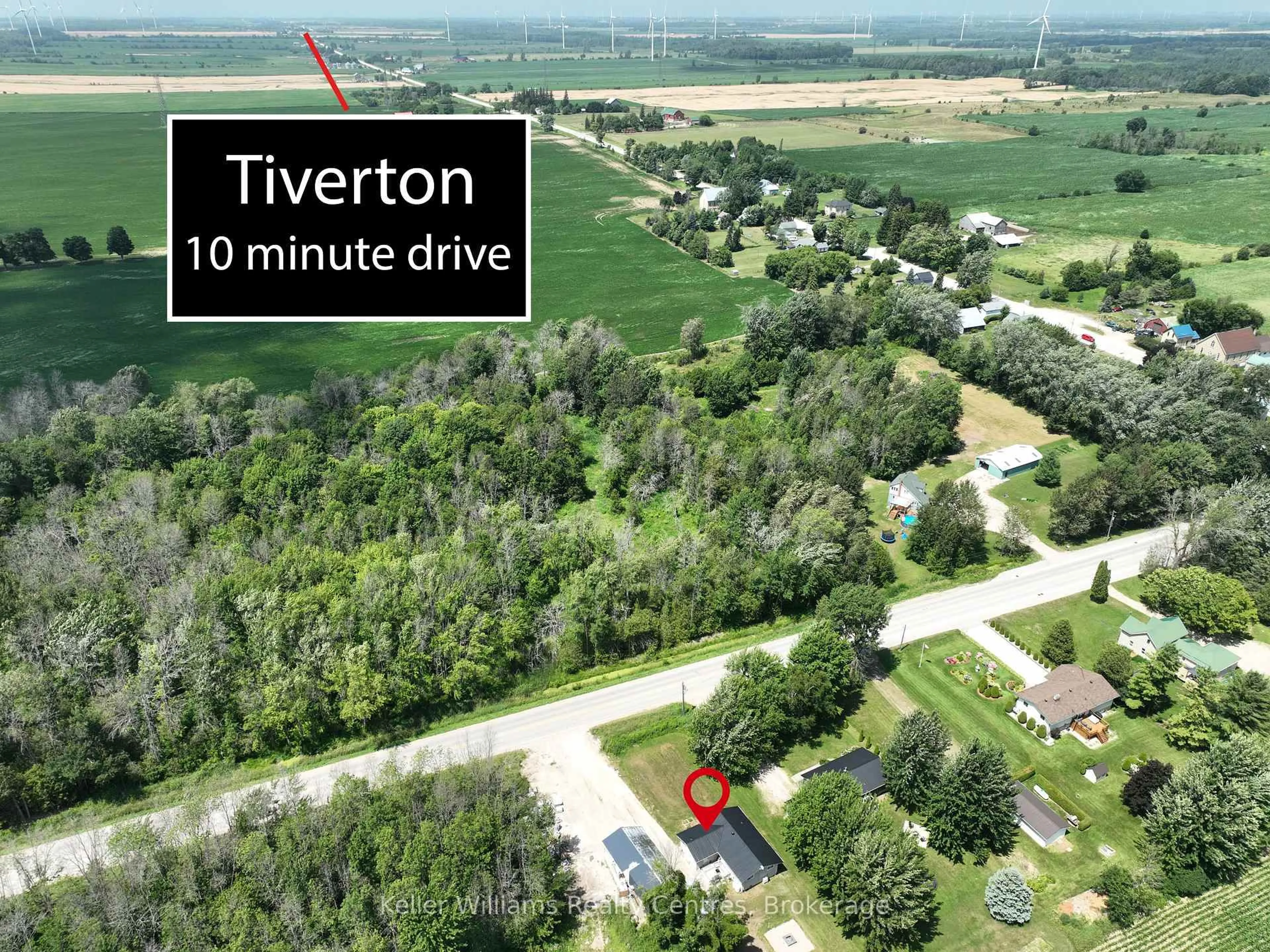 A pic from outside/outdoor area/front of a property/back of a property/a pic from drone, unknown for 3000 Bruce 1 Rd, Brockton Ontario N0G 2T0