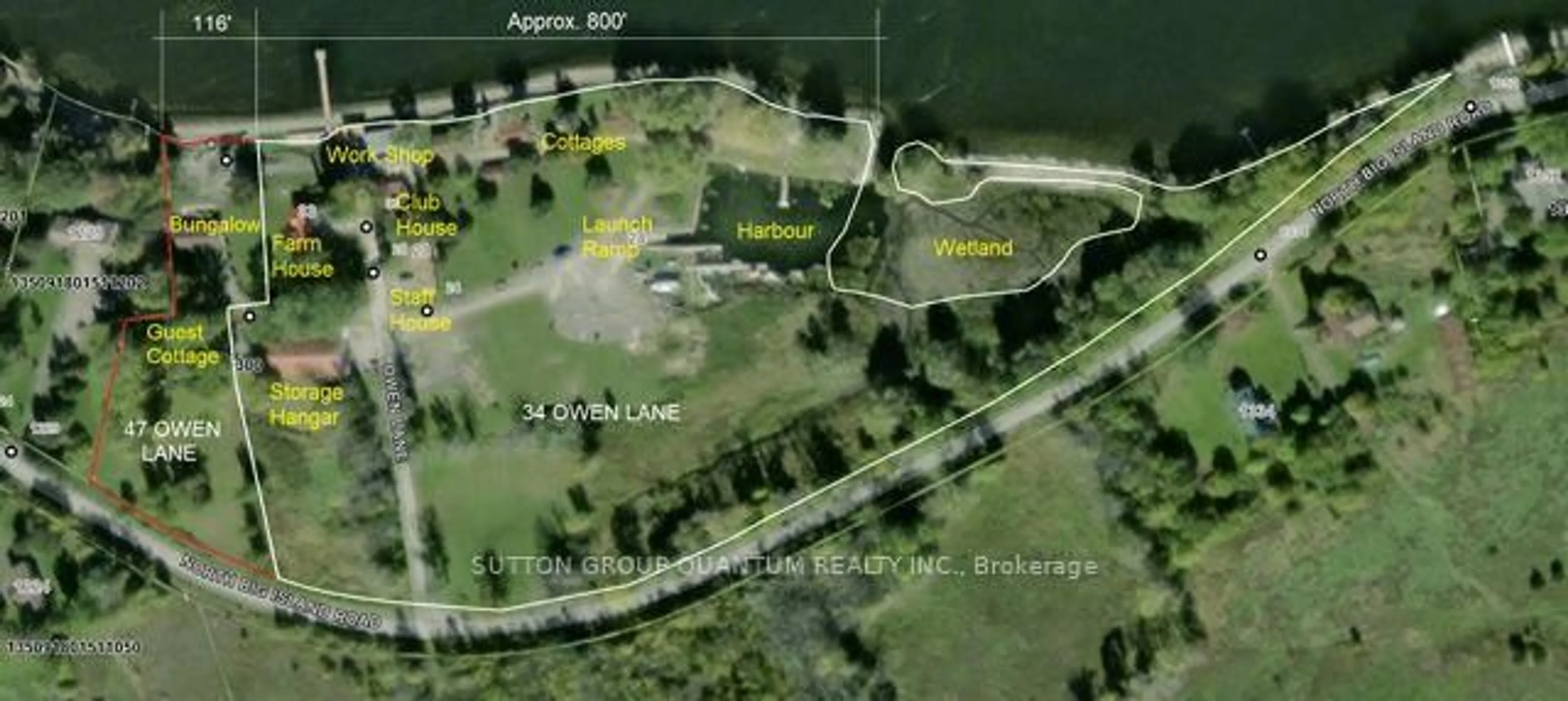 Picture of a map for 34 & 47 Owen Lane, Prince Edward County Ontario K0K 1W0