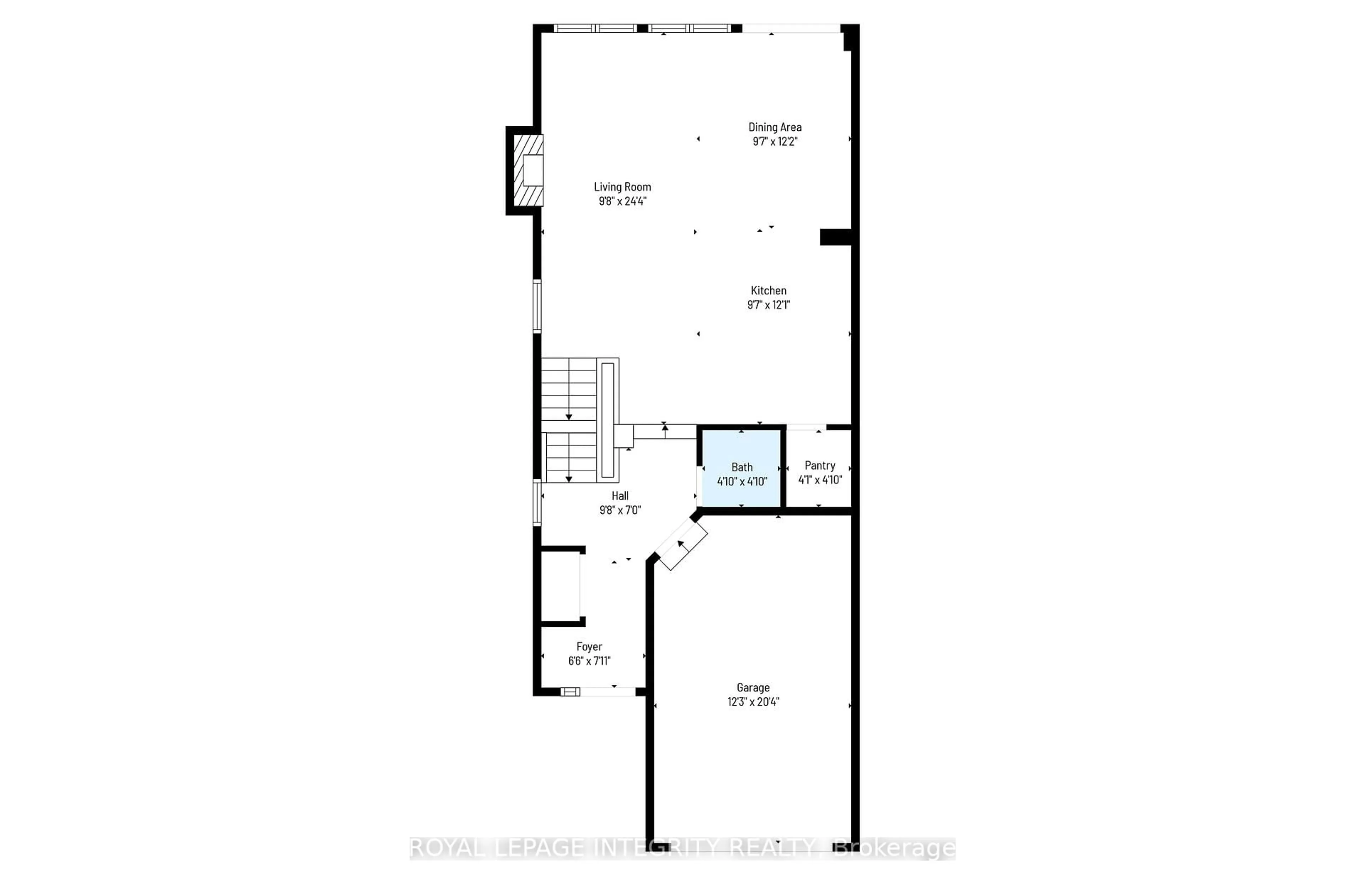 Floor plan for 98 Jardiniere St, Ottawa Ontario K2S 2K2