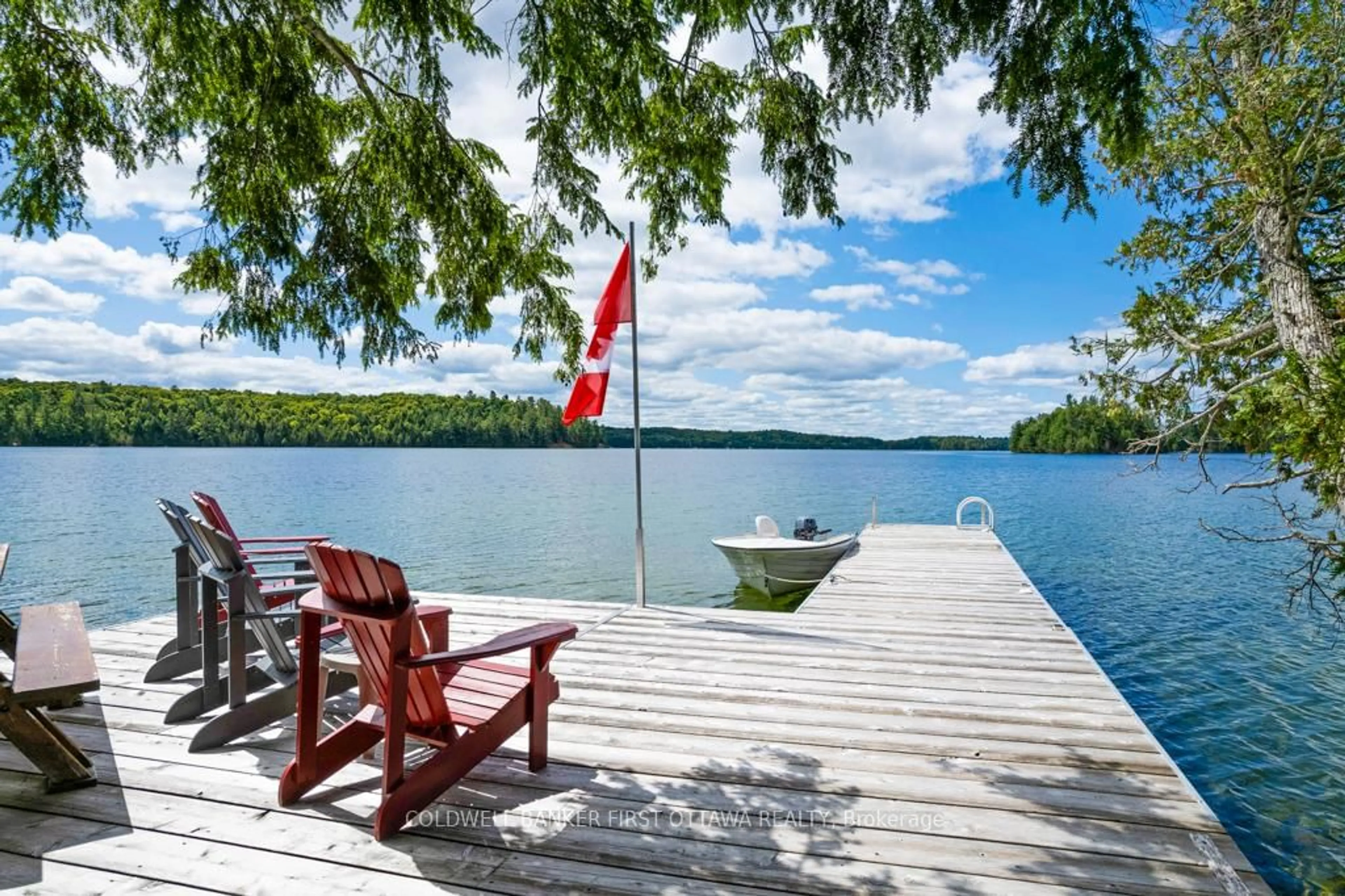 Patio, water/lake/river/ocean view for 2275 Palmerston Lake, Ompah Ontario K0H 2J0