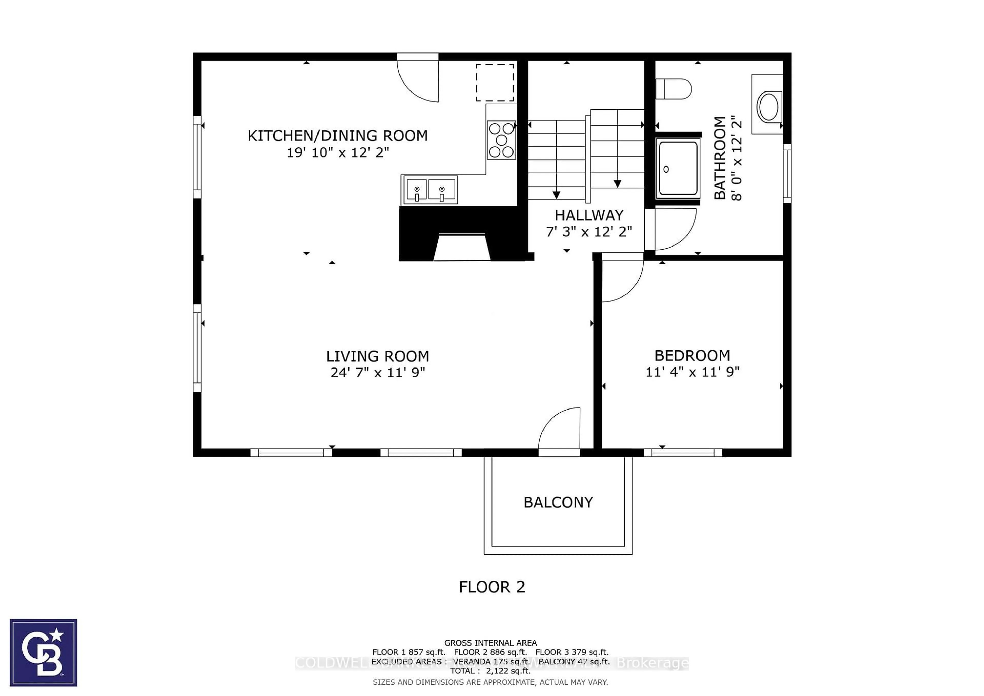 Floor plan for 2275 Palmerston Lake, Ompah Ontario K0H 2J0
