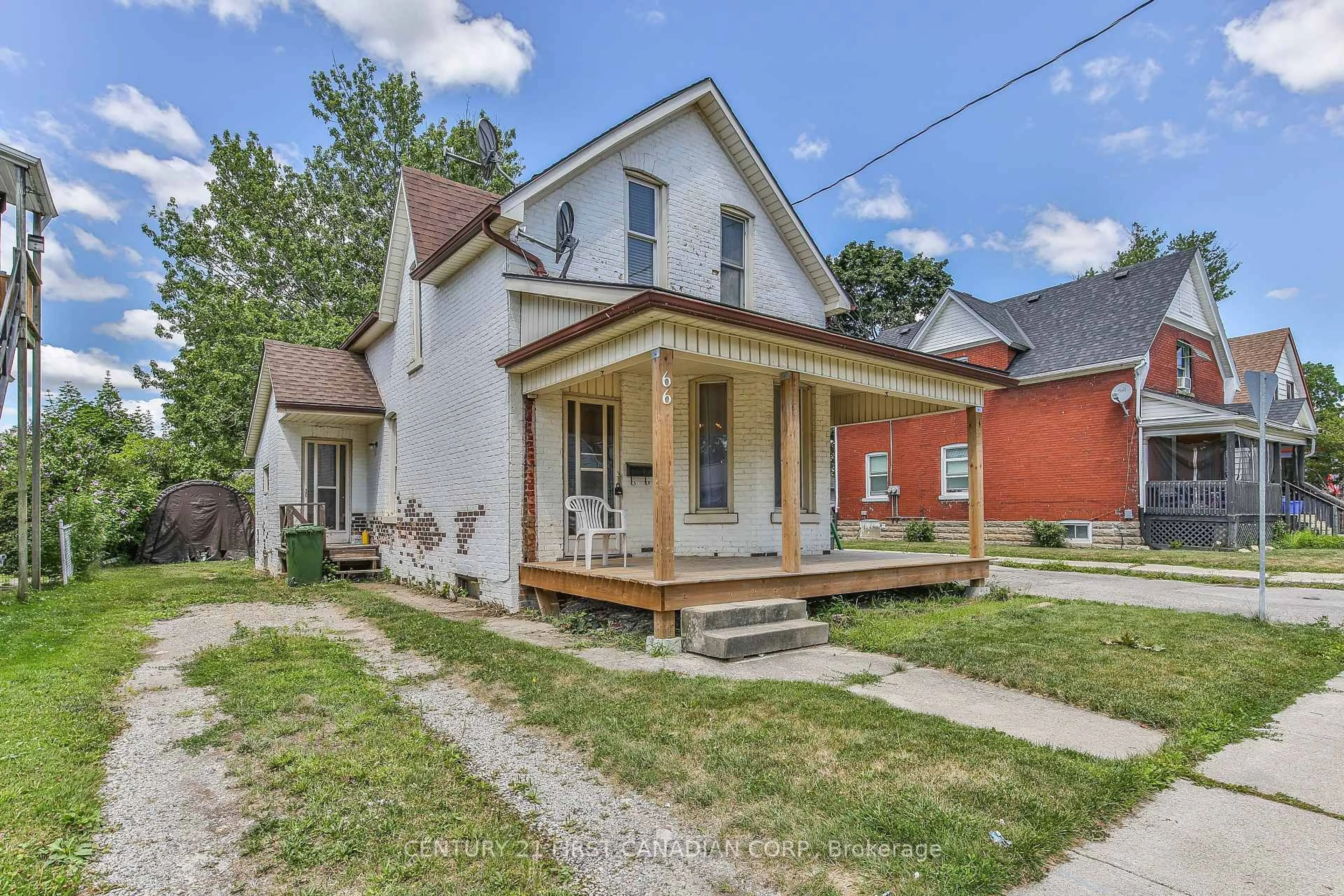 Home with brick exterior material, street for 66 St Catharine St, St. Thomas Ontario N5P 2W2