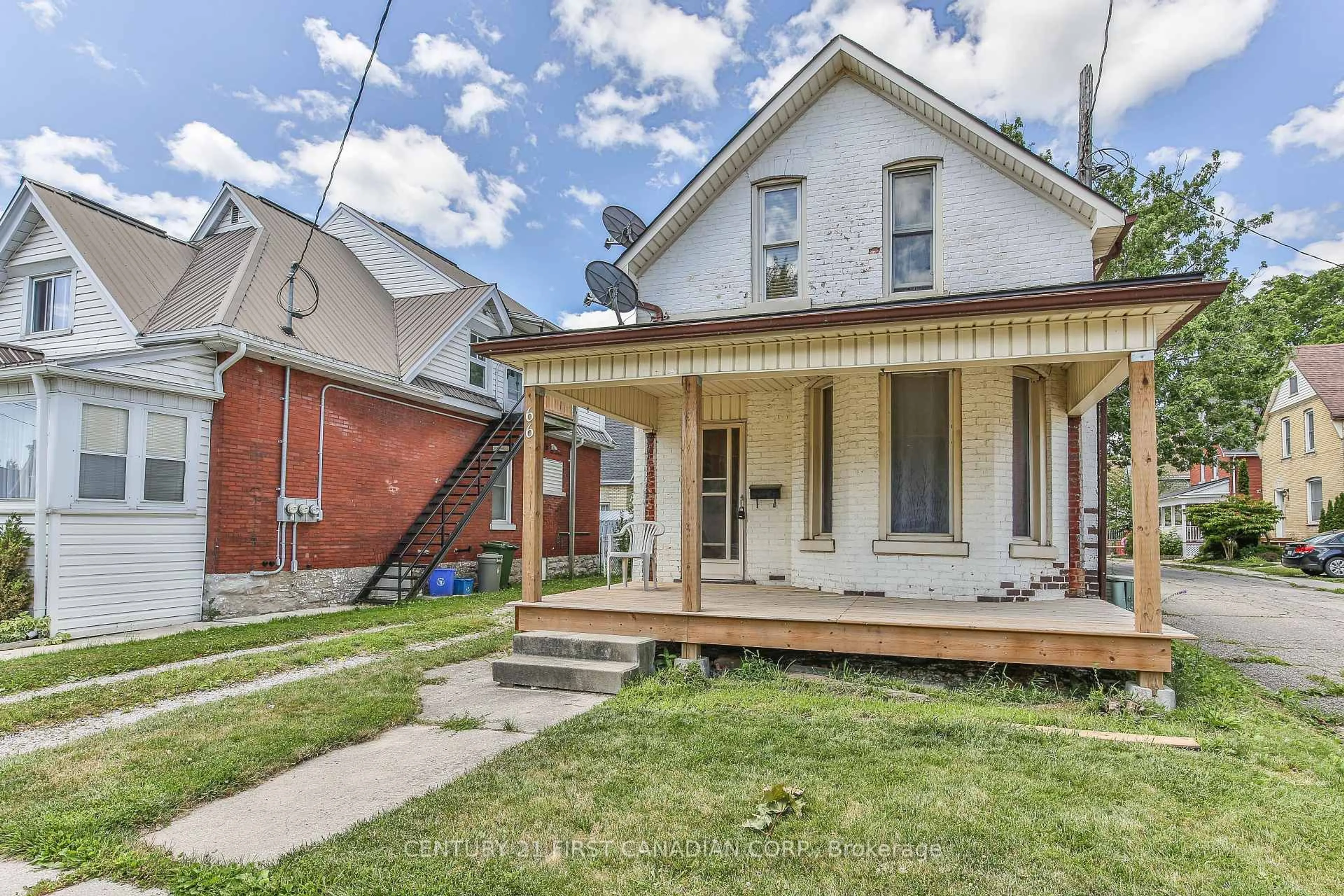 Home with brick exterior material, street for 66 St Catharine St, St. Thomas Ontario N5P 2W2