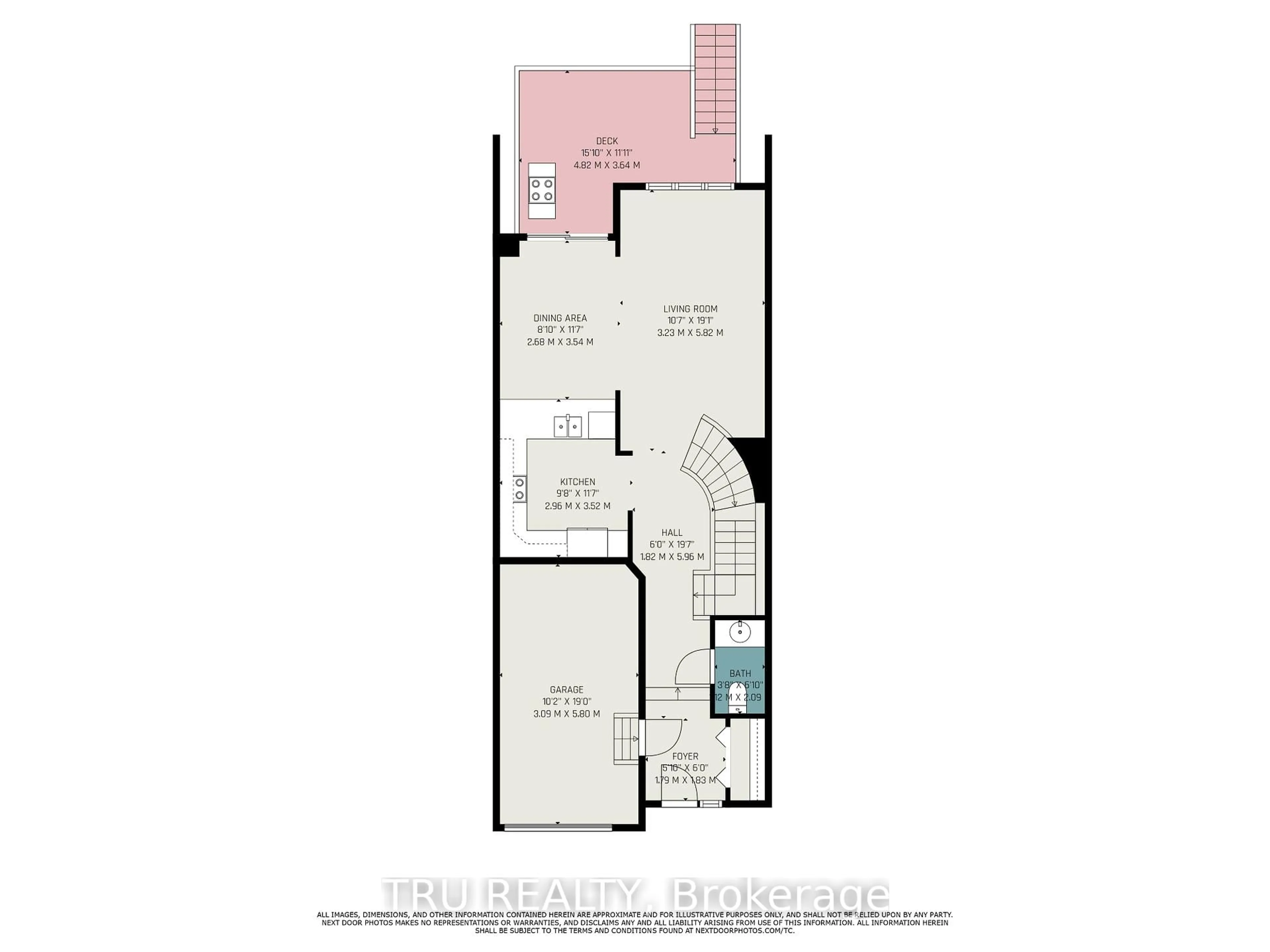 Floor plan for 1113 TISCHART Cres, Kanata Ontario K2T 0G7