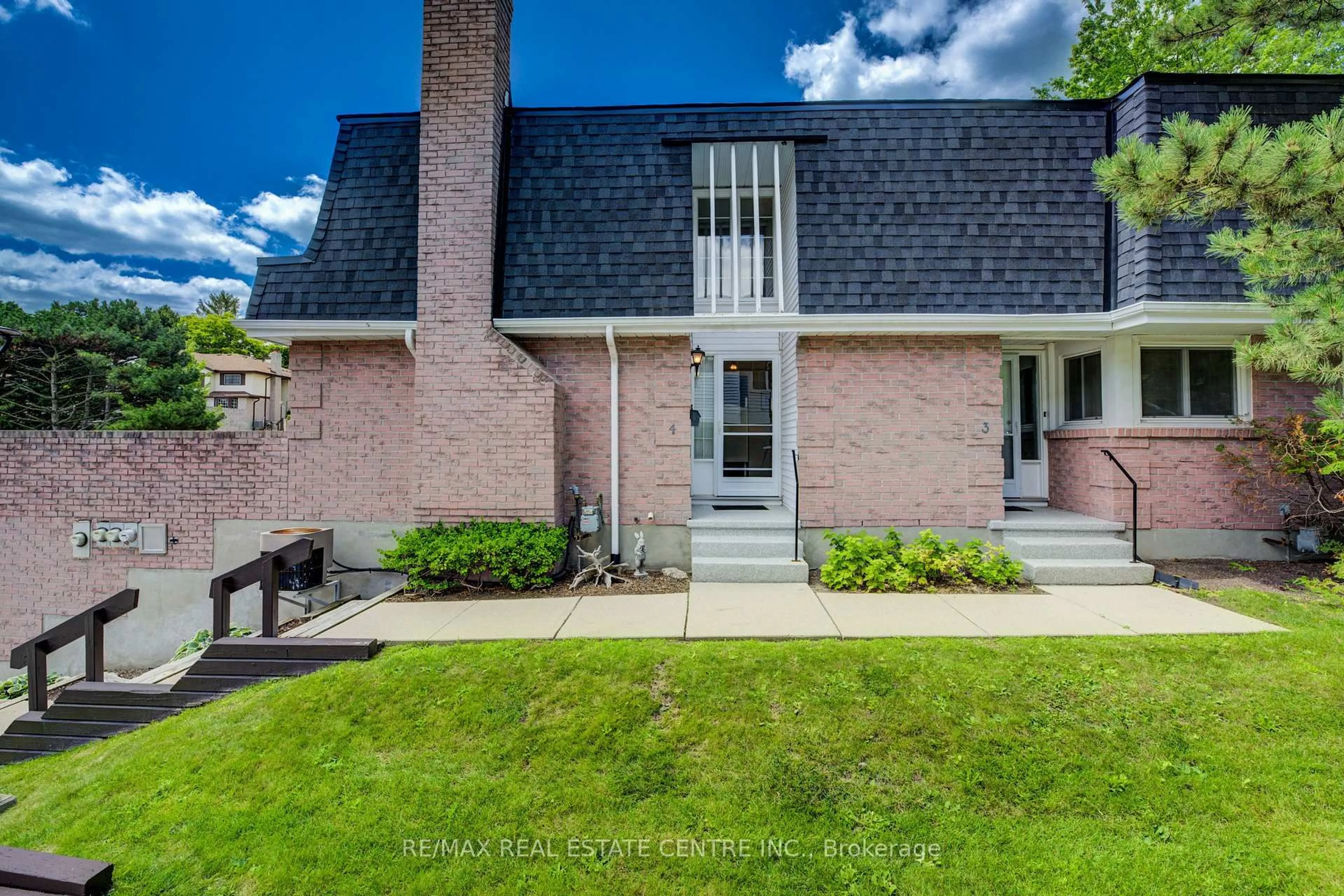 Home with brick exterior material, street for 493 Beechwood Dr #4, Waterloo Ontario N2T 1H8