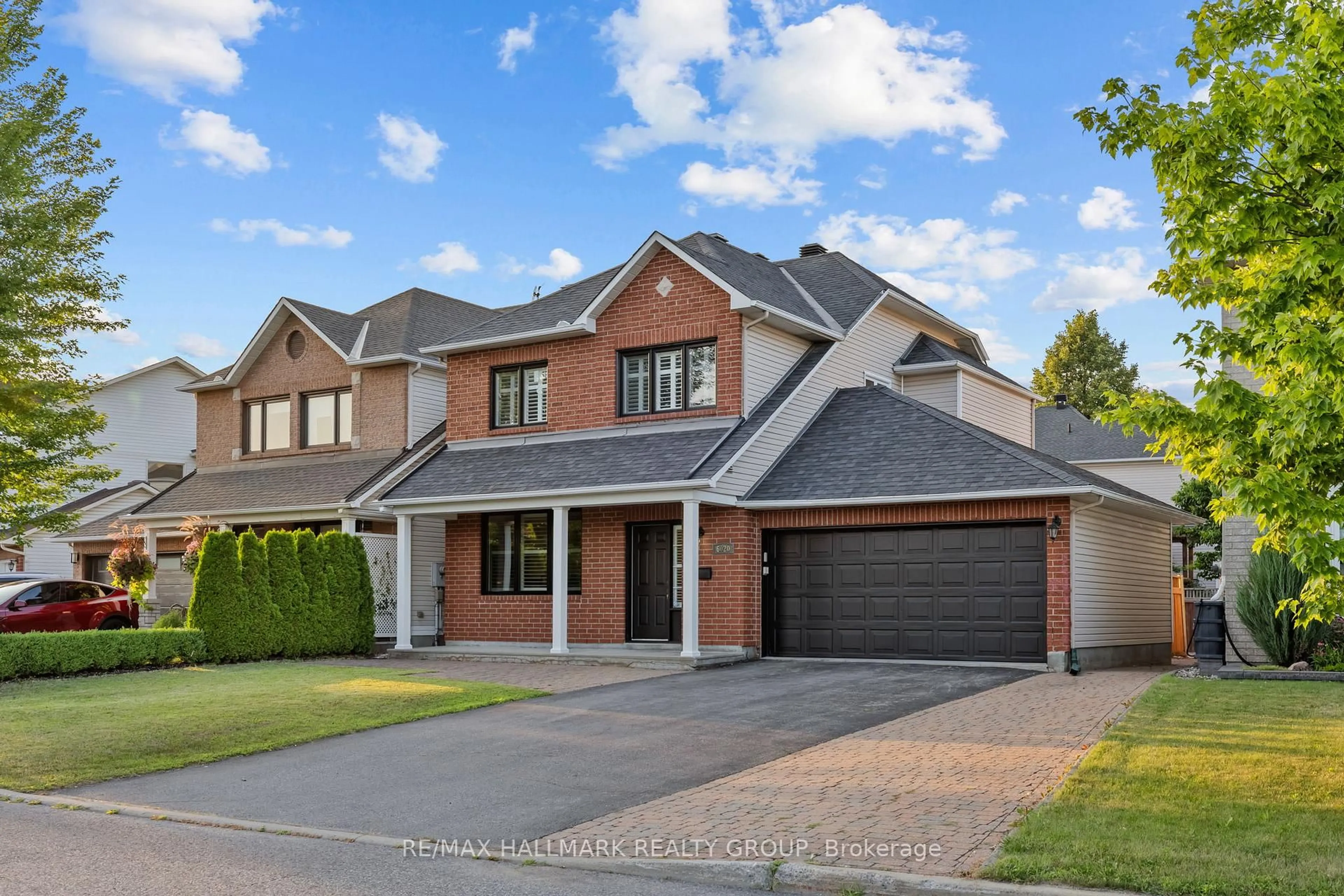 Home with brick exterior material, street for 6020 Longleaf Dr, Orleans Ontario K1W 1J2