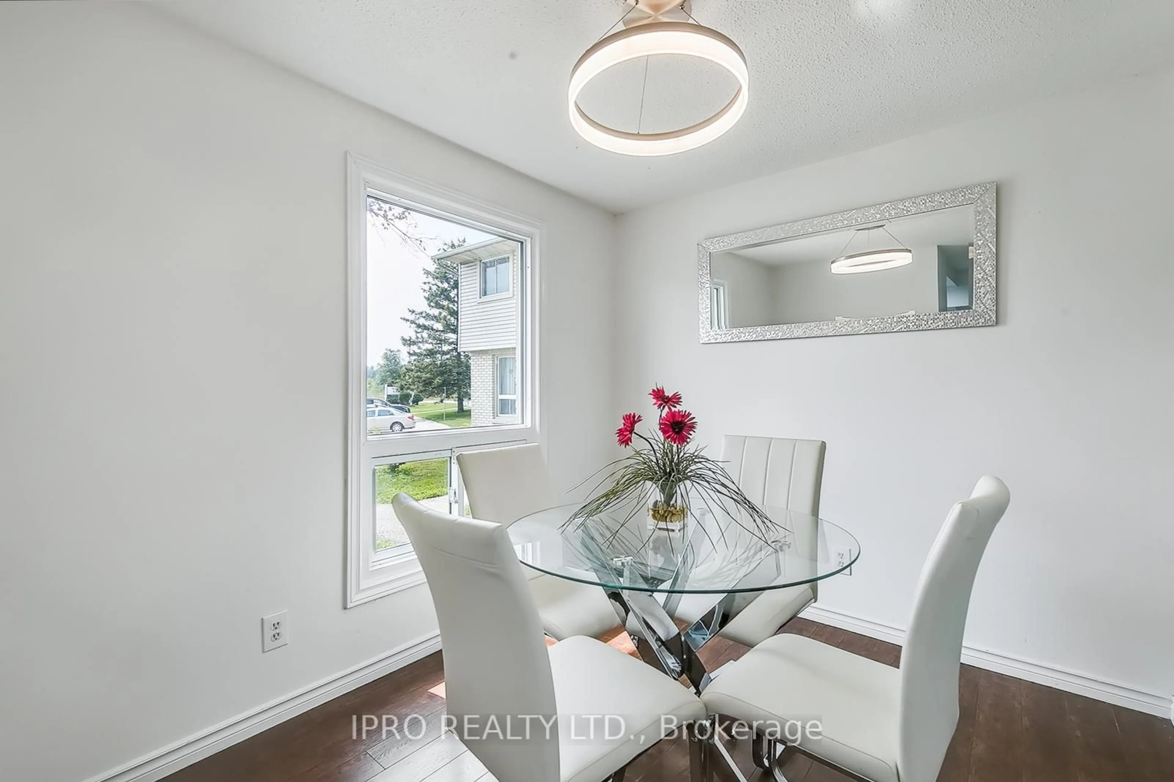Dining room, wood/laminate floor for 700 PAISLEY Rd #97, Guelph Ontario N1K 1A3