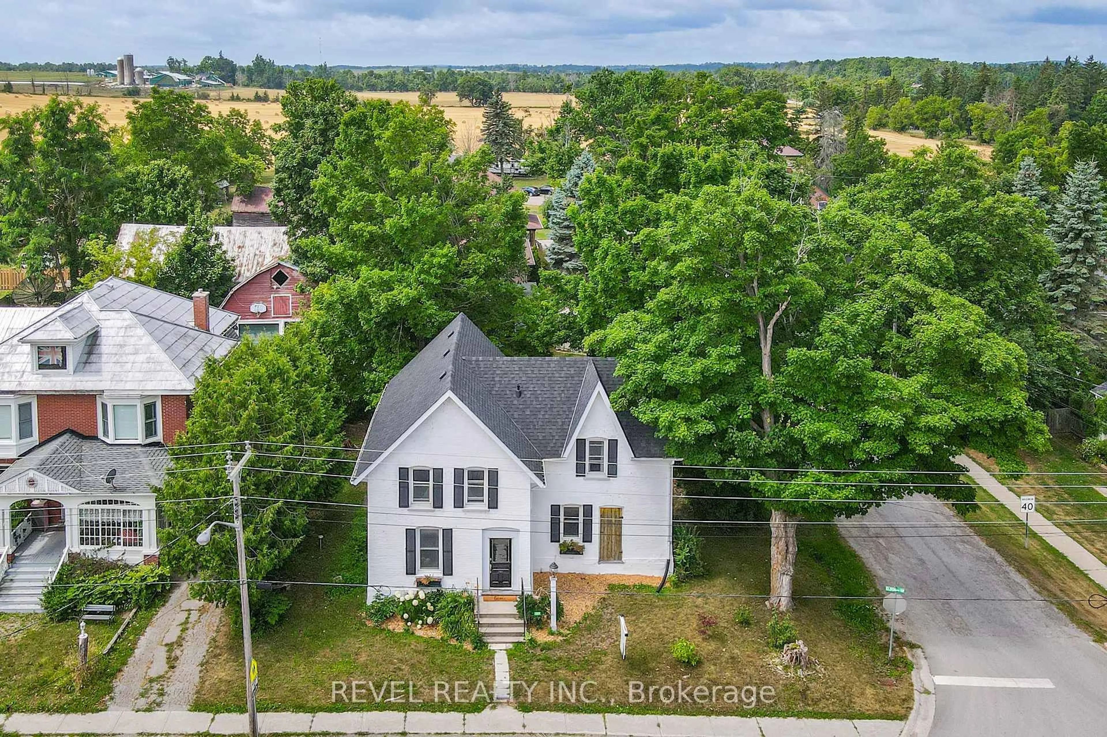 A pic from outside/outdoor area/front of a property/back of a property/a pic from drone, street for 399 Eldon Rd, Kawartha Lakes Ontario K0M 2C0