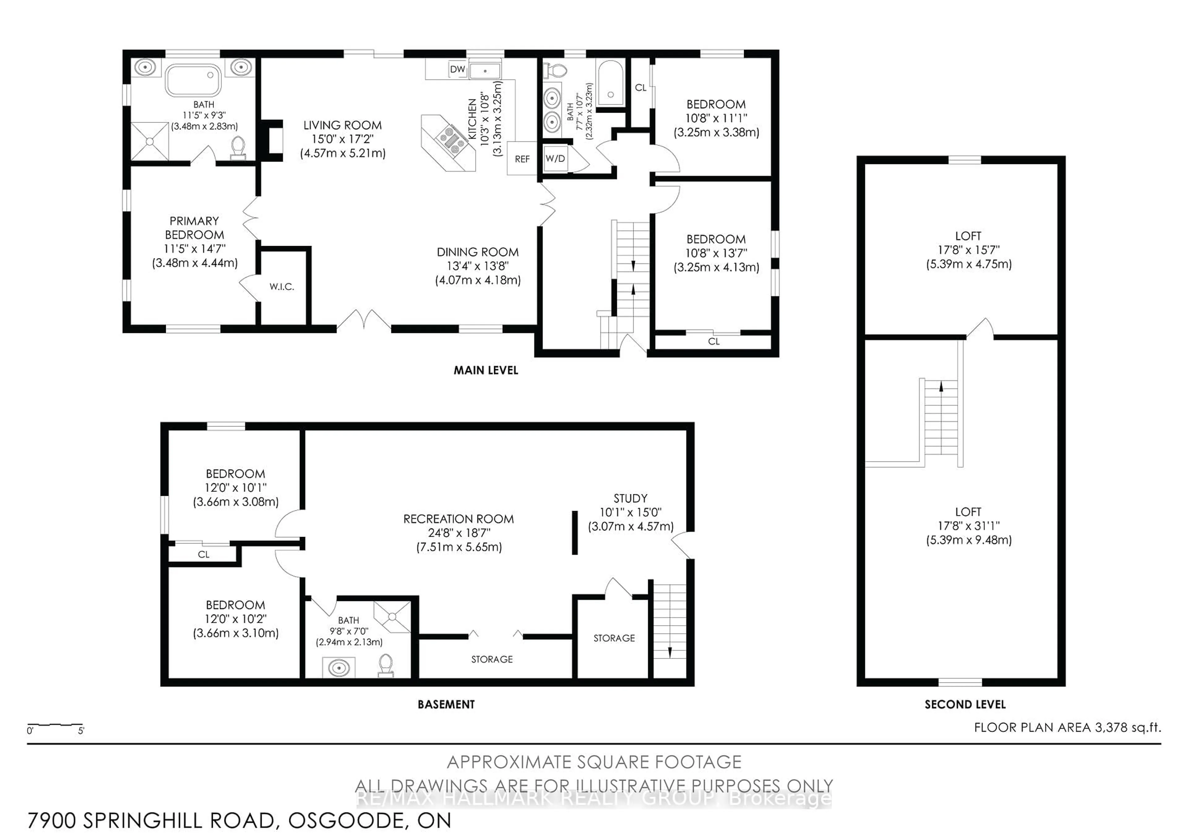 Floor plan for 7900 Springhill Rd, Metcalfe Ontario K0A 2P0