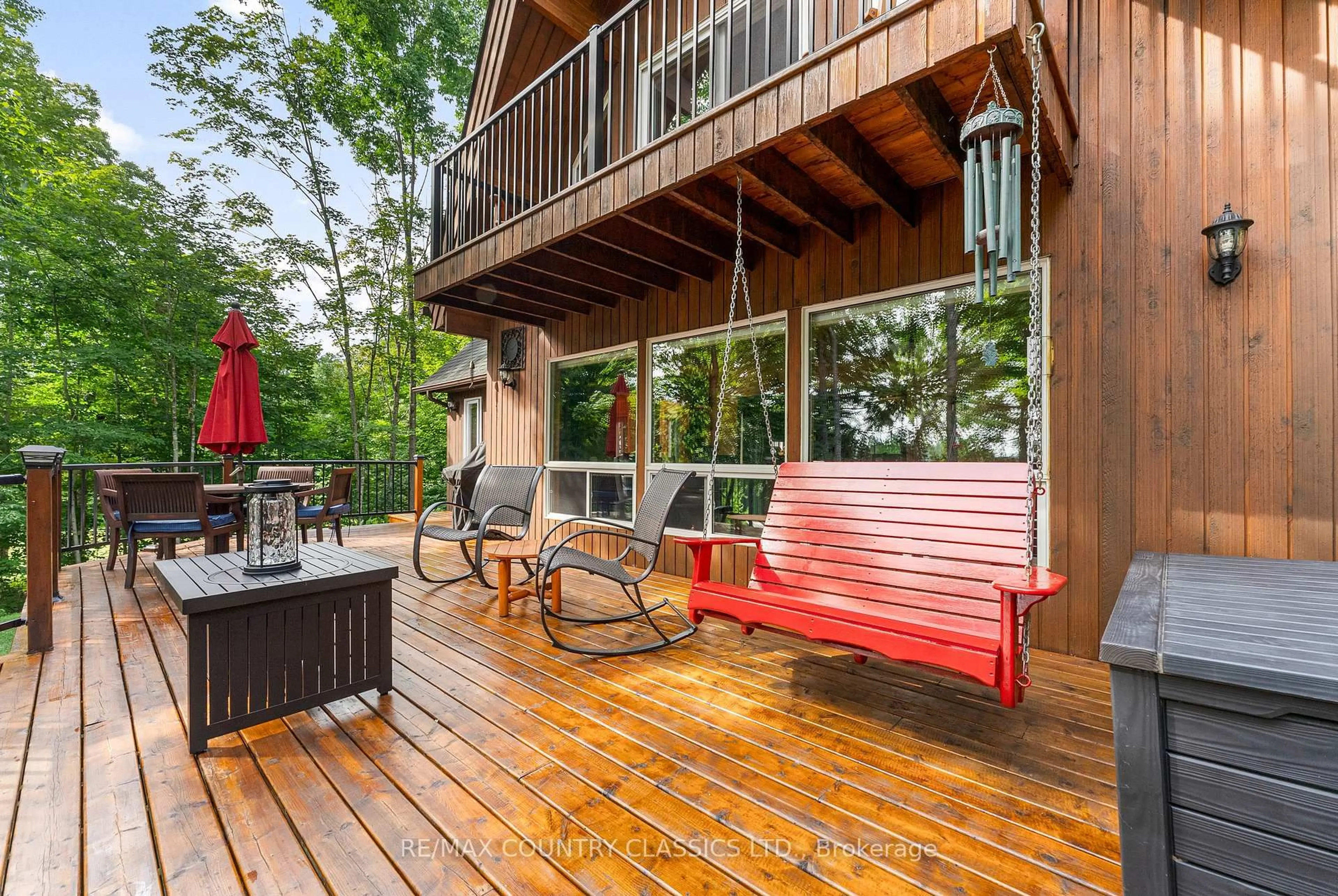 Patio, water/lake/river/ocean view for 1115C Steenburg Lake Rd, Hastings Ontario K0L 1W0