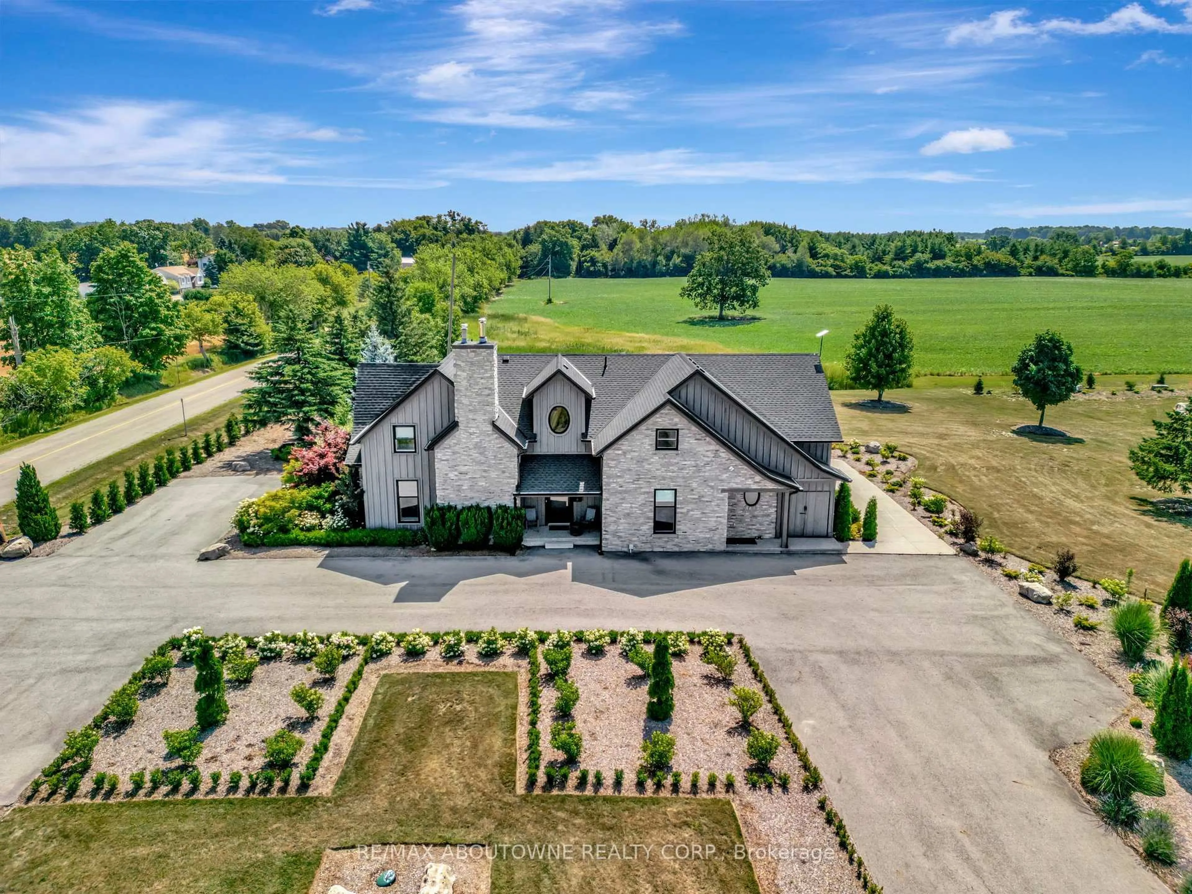 A pic from outside/outdoor area/front of a property/back of a property/a pic from drone, unknown for 8301 Leeming Rd, Hamilton Ontario L0R 1W0