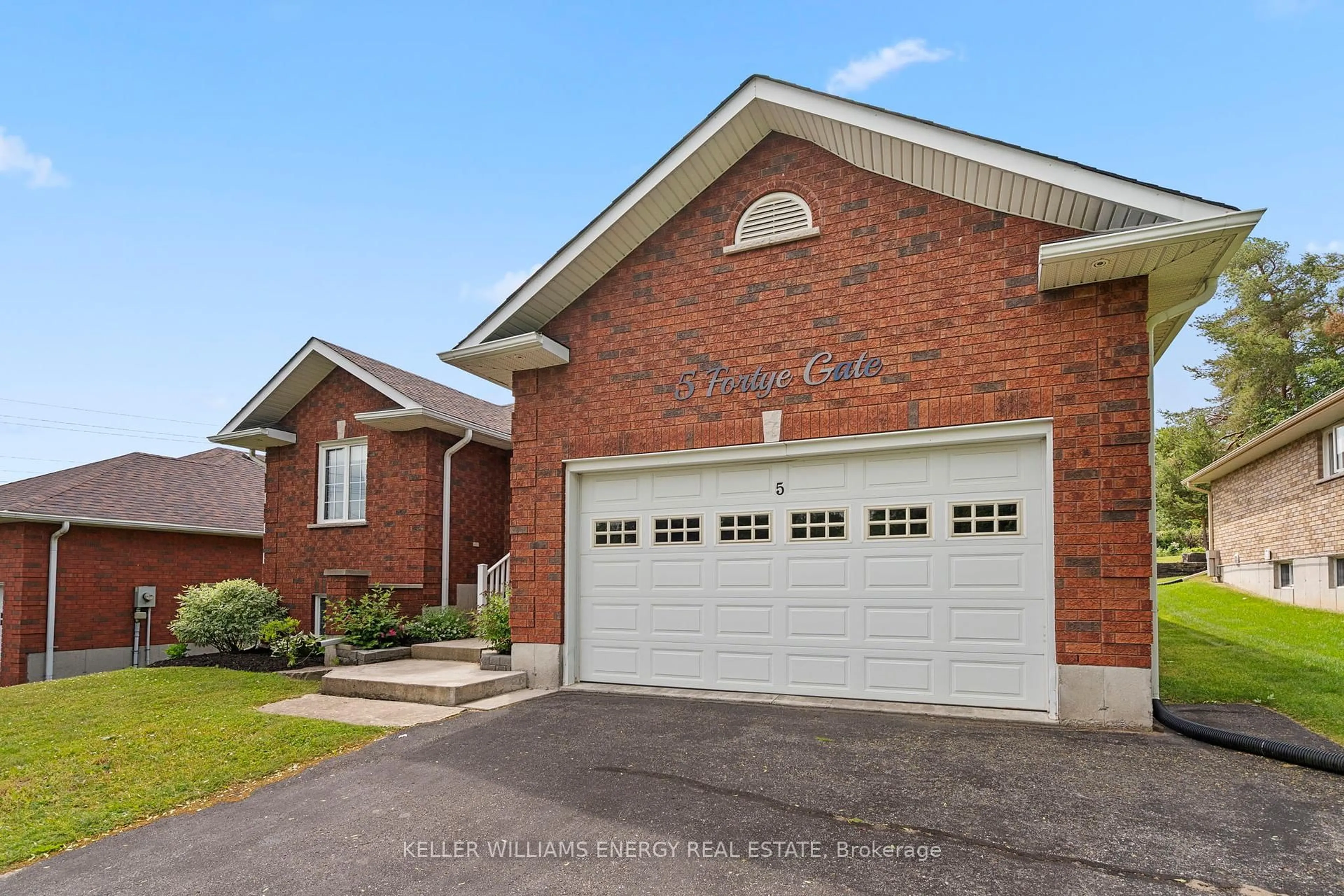 Home with brick exterior material, street for 5 Fortye Gate, Peterborough West Ontario K9K 2E7