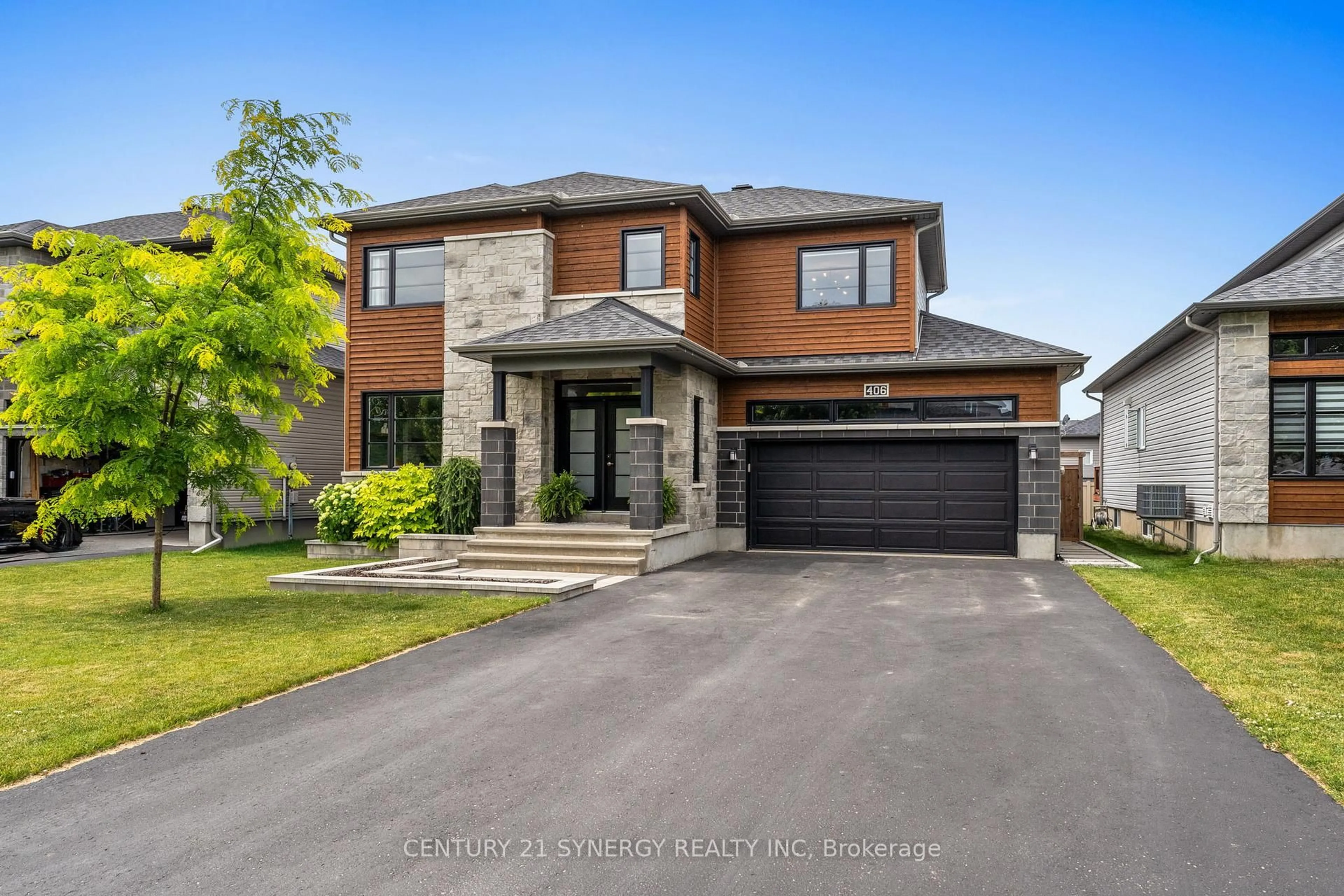 Home with brick exterior material, street for 406 Provence Ave, Russell Ontario K0A 1W0
