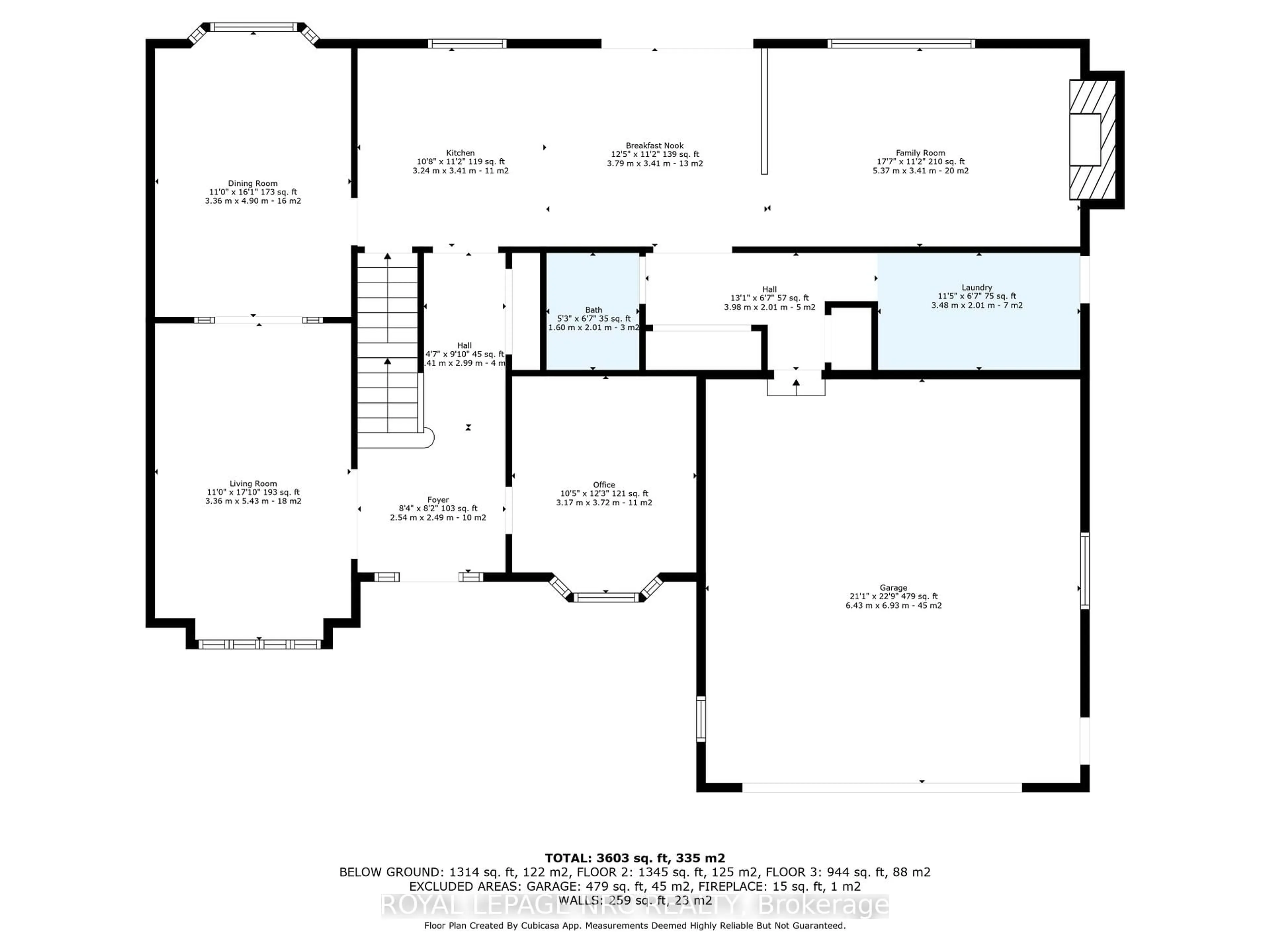 Floor plan for 3 Elmvale Cres, Port Colborne Ontario L3K 5Z9