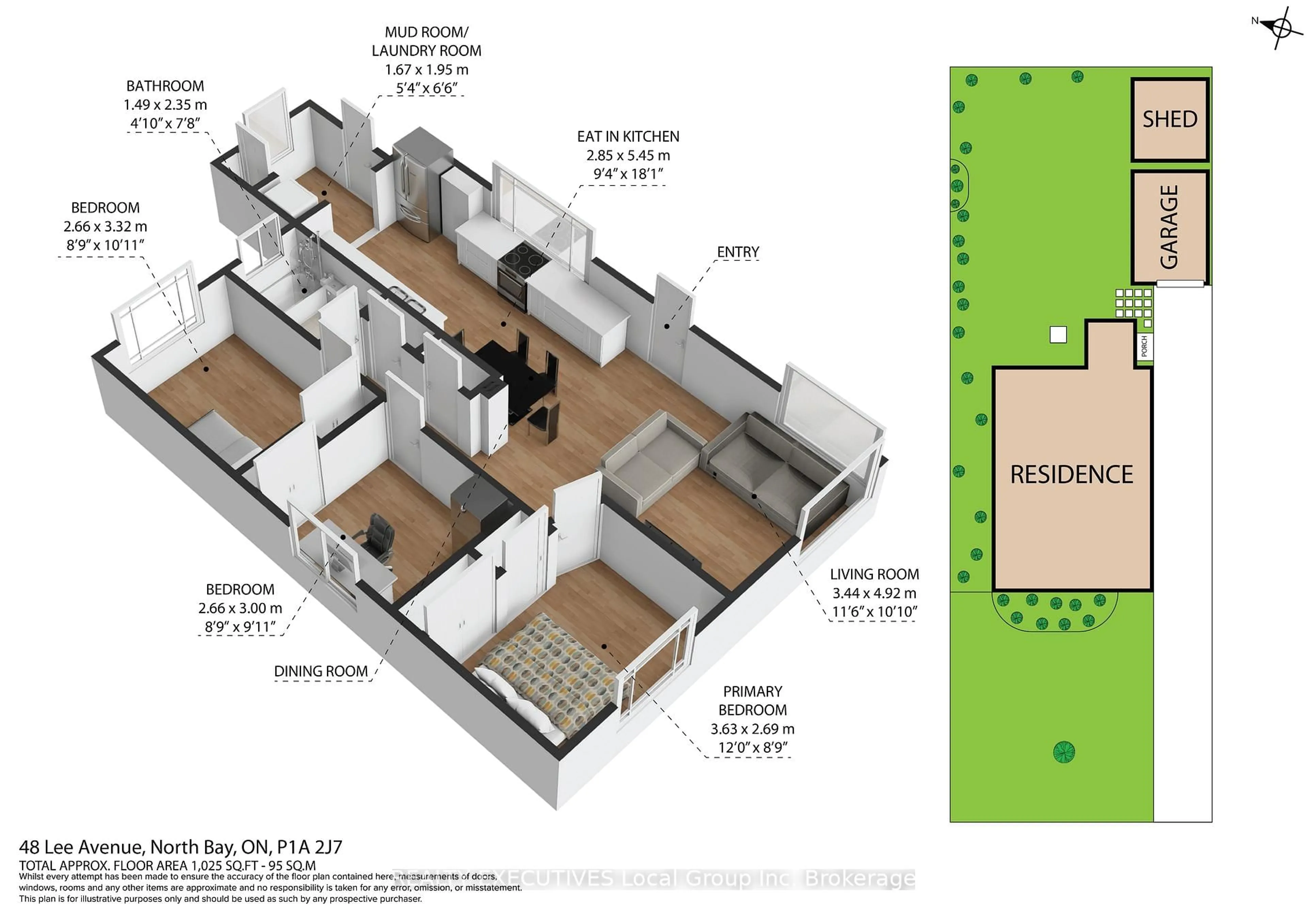 Floor plan for 48 LEE Ave, North Bay Ontario P1A 2J7