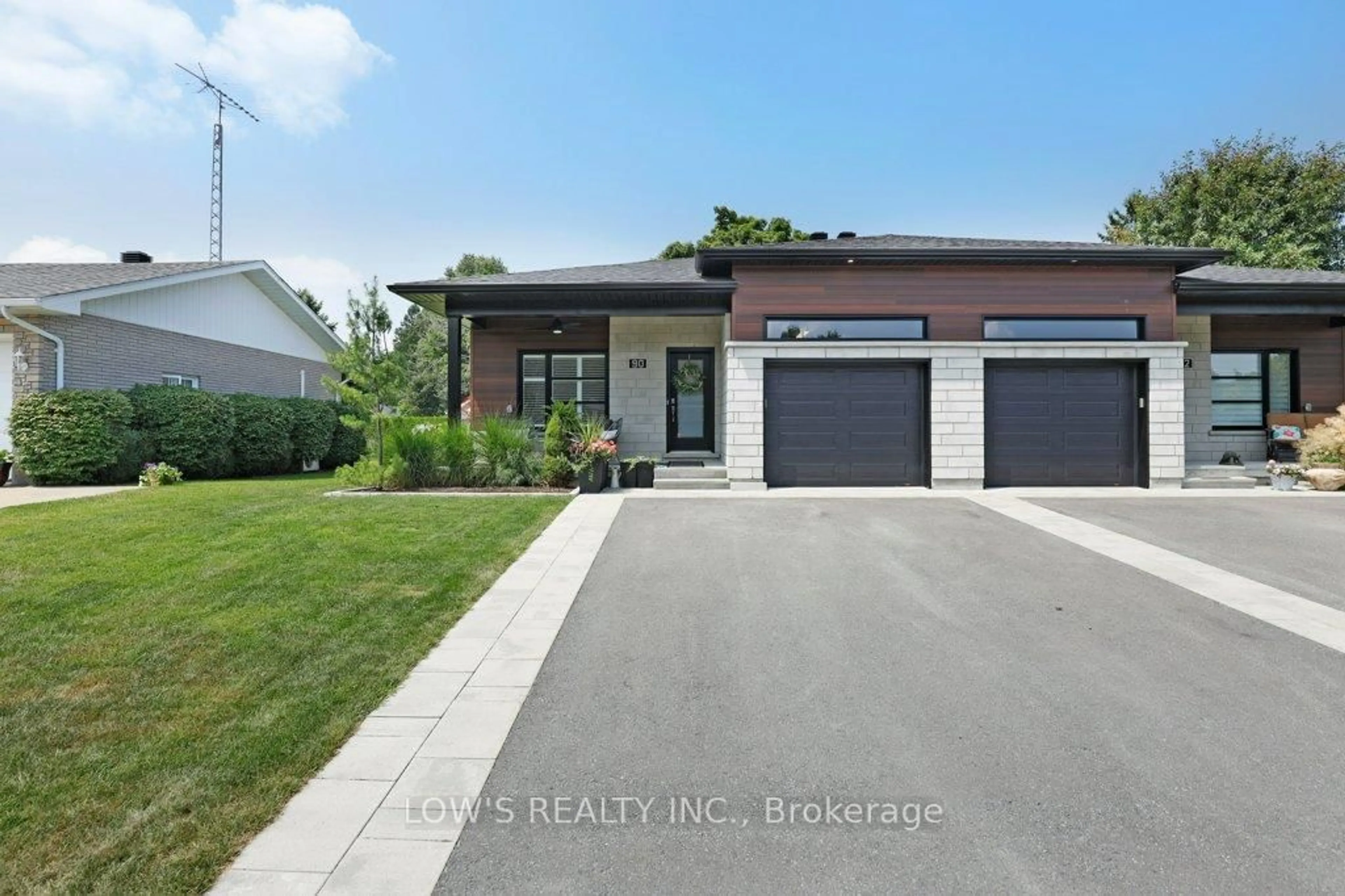 Home with brick exterior material, street for 90 Home Ave, Champlain Ontario K0B 1R0