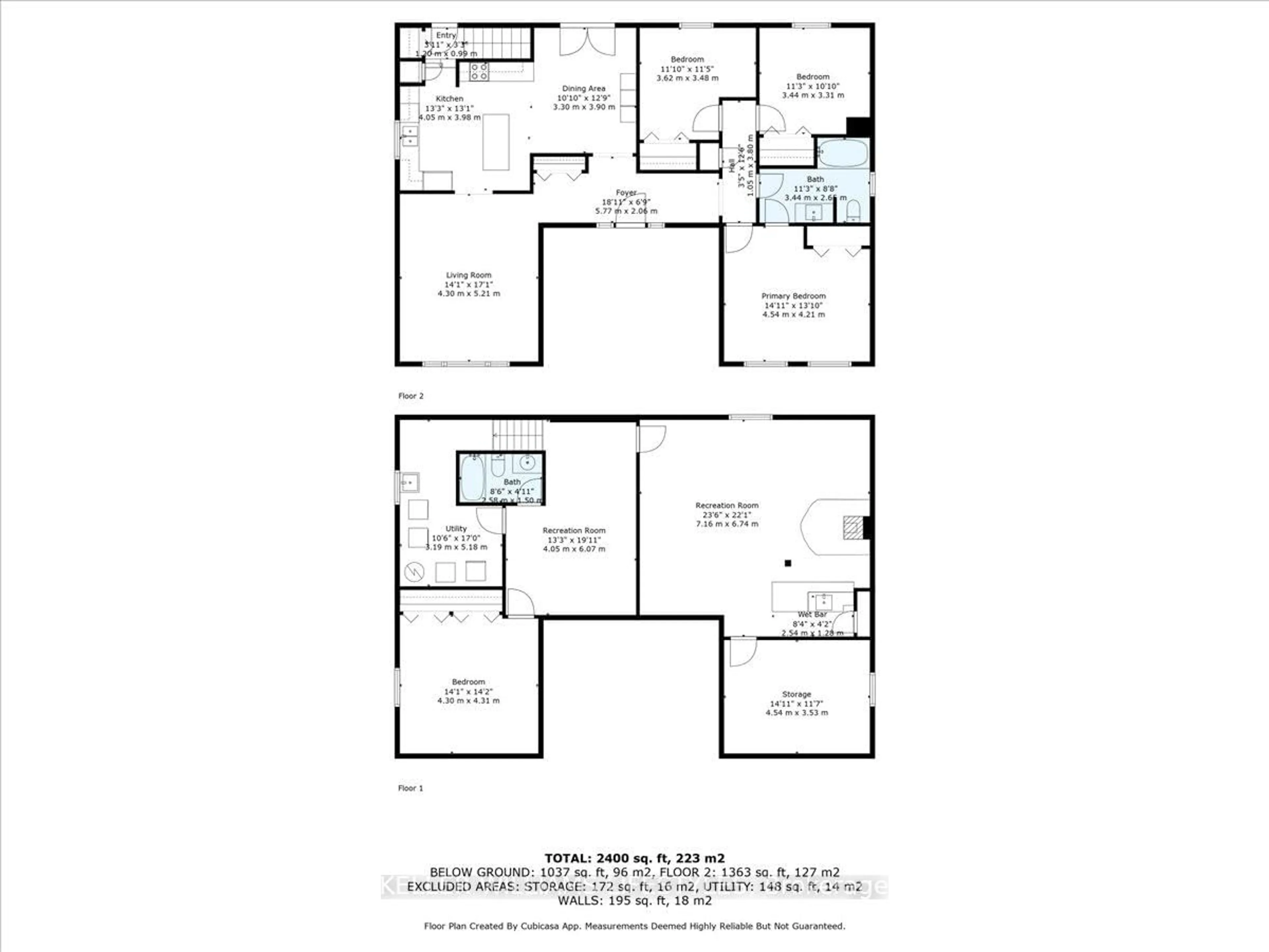 Floor plan for 15 Bayley St, Lambton Shores Ontario N0N 1J0