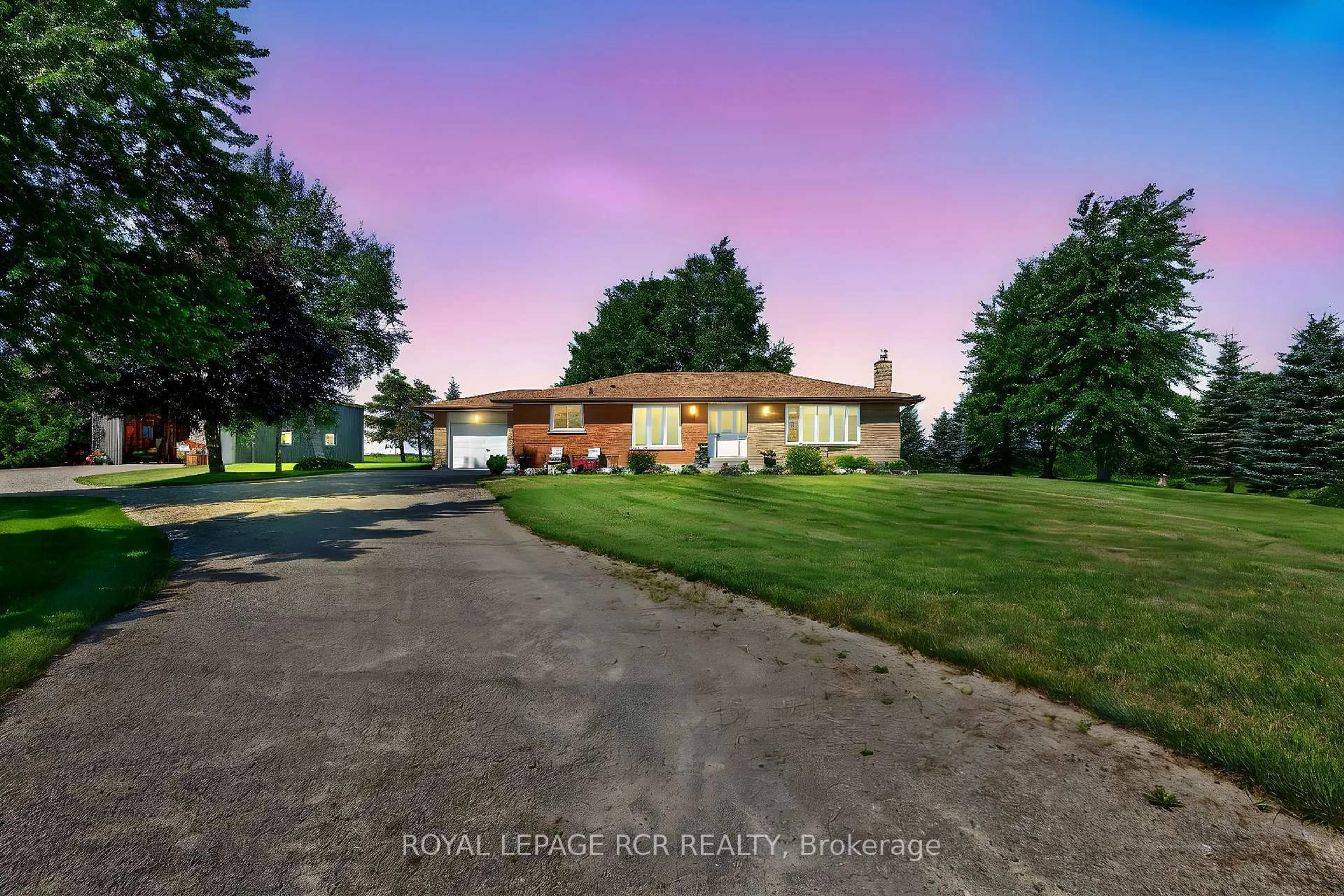 A pic from outside/outdoor area/front of a property/back of a property/a pic from drone, street for 173122 County Road 25 Rd, East Luther Grand Valley Ontario L9W 0L6