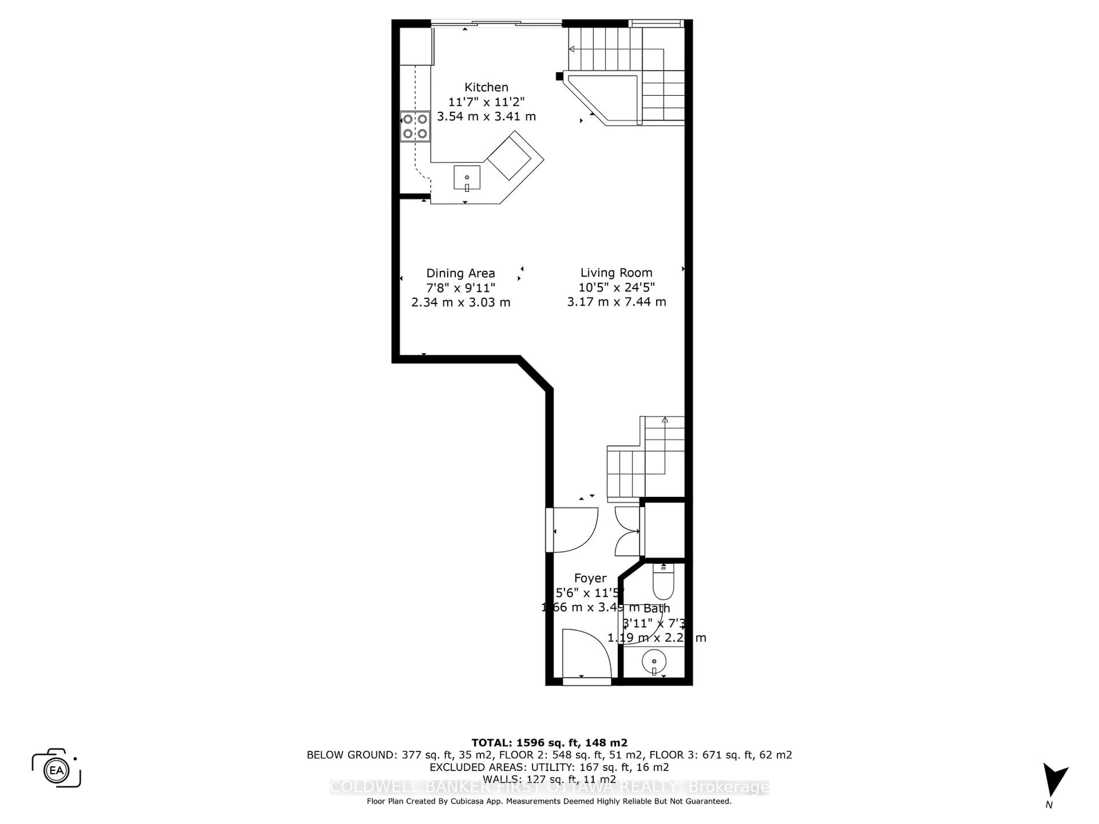 Floor plan for 18 MAXTON Private, Ottawa Ontario K1J 1J2