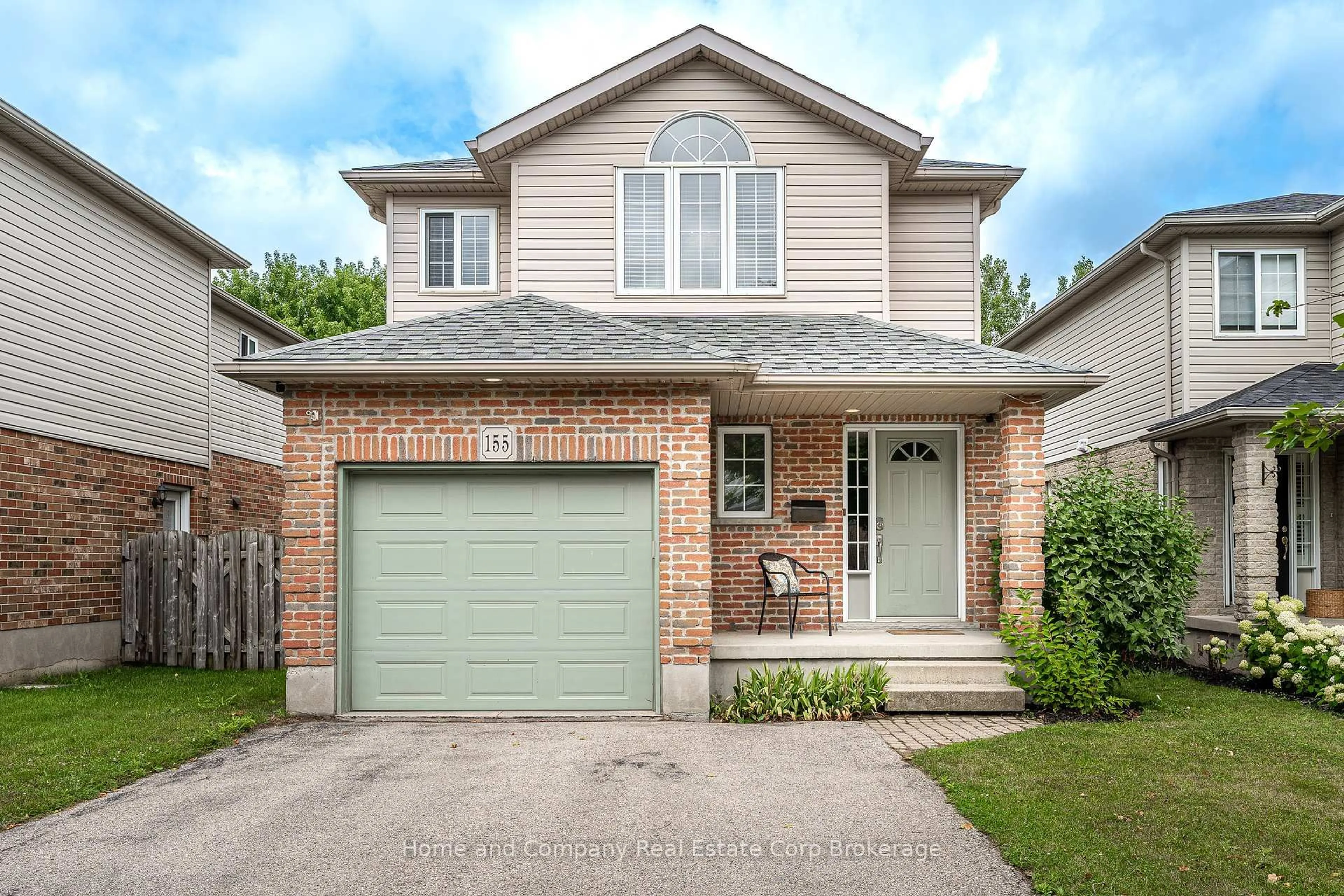 Home with brick exterior material, street for 155 Franklin Dr, Stratford Ontario N5A 6R1