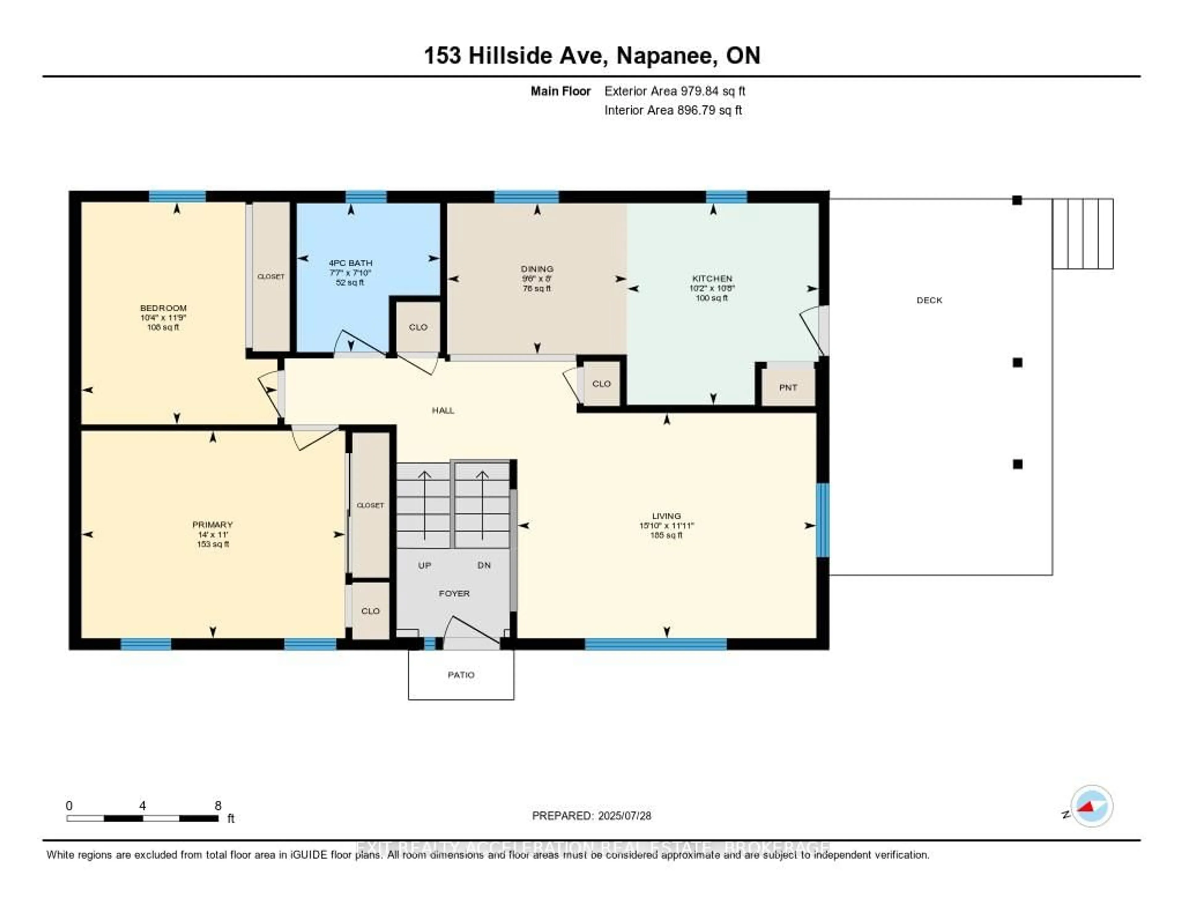 Floor plan for 153 Hillside Ave, Greater Napanee Ontario K7R 1B3