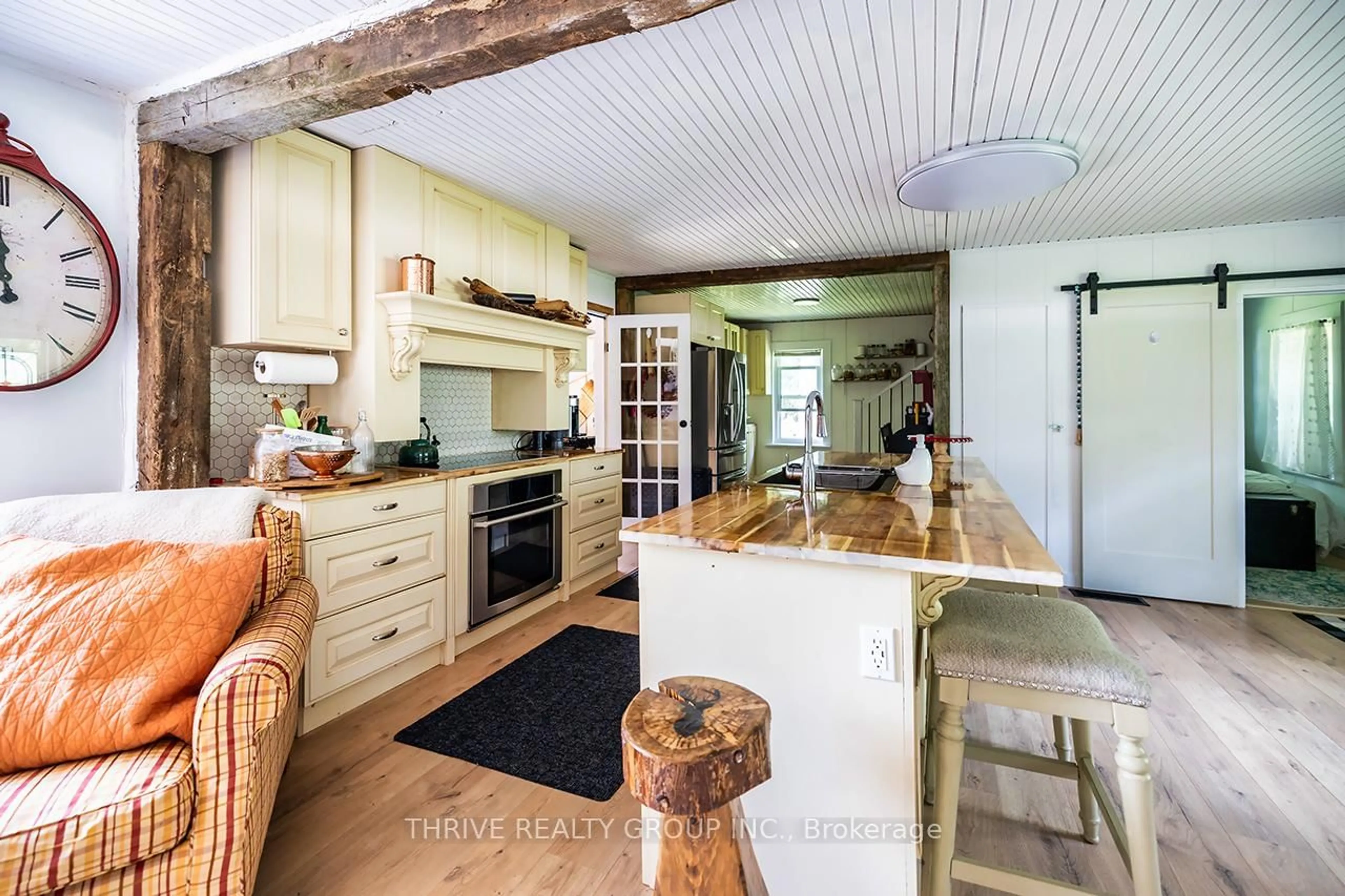 Open concept kitchen, ceramic/tile floor for 66 Bridge St, Denbigh Ontario K0H 1L0