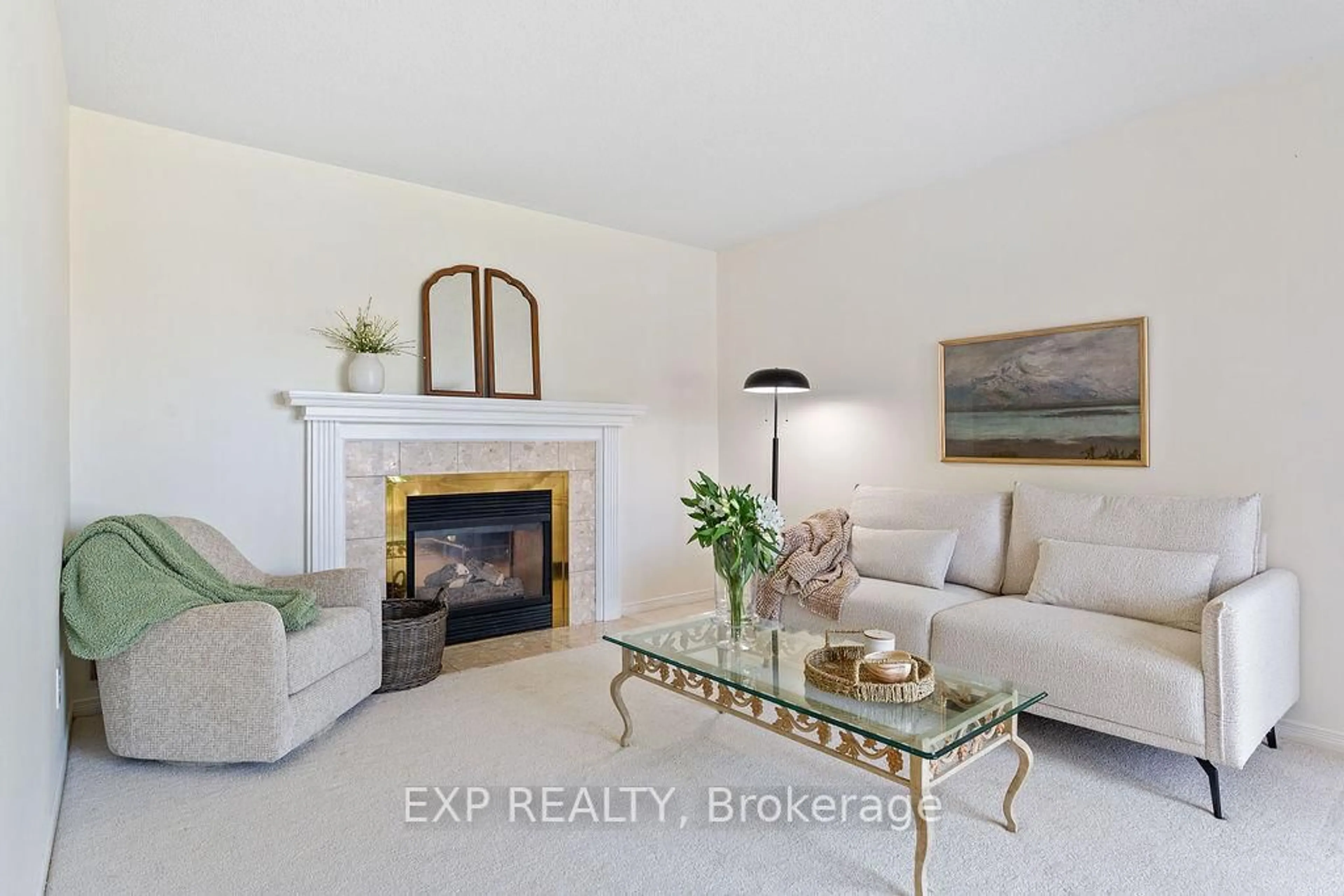 Living room with furniture, ceramic/tile floor for 2 Bonnechere Dr, Kanata Ontario K2M 2A5