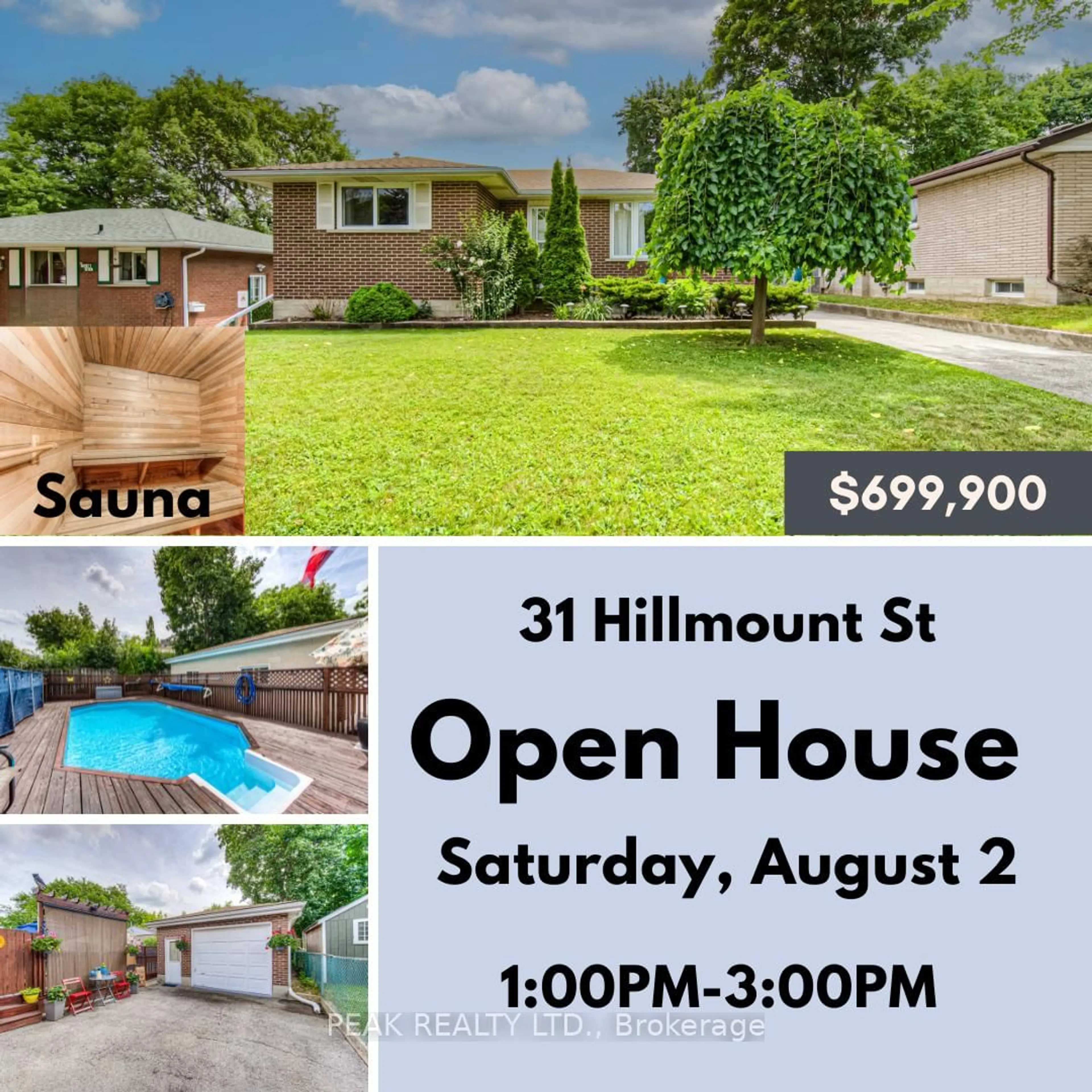 A pic from outside/outdoor area/front of a property/back of a property/a pic from drone, street for 31 Hillmount St, Kitchener Ontario N2C 2C5
