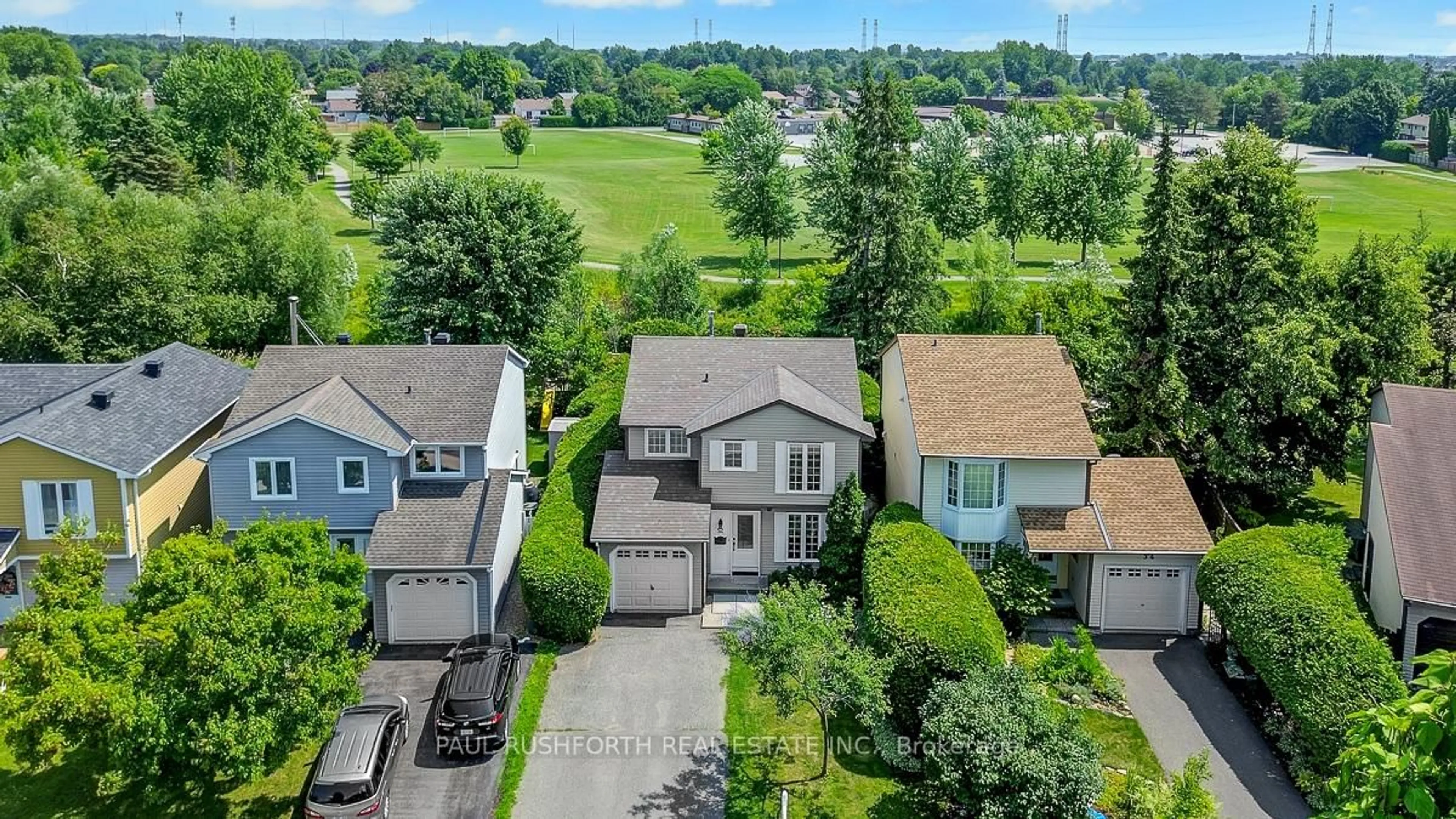 A pic from outside/outdoor area/front of a property/back of a property/a pic from drone, street for 52 Mckitrick Dr, Ottawa Ontario K2L 1T7