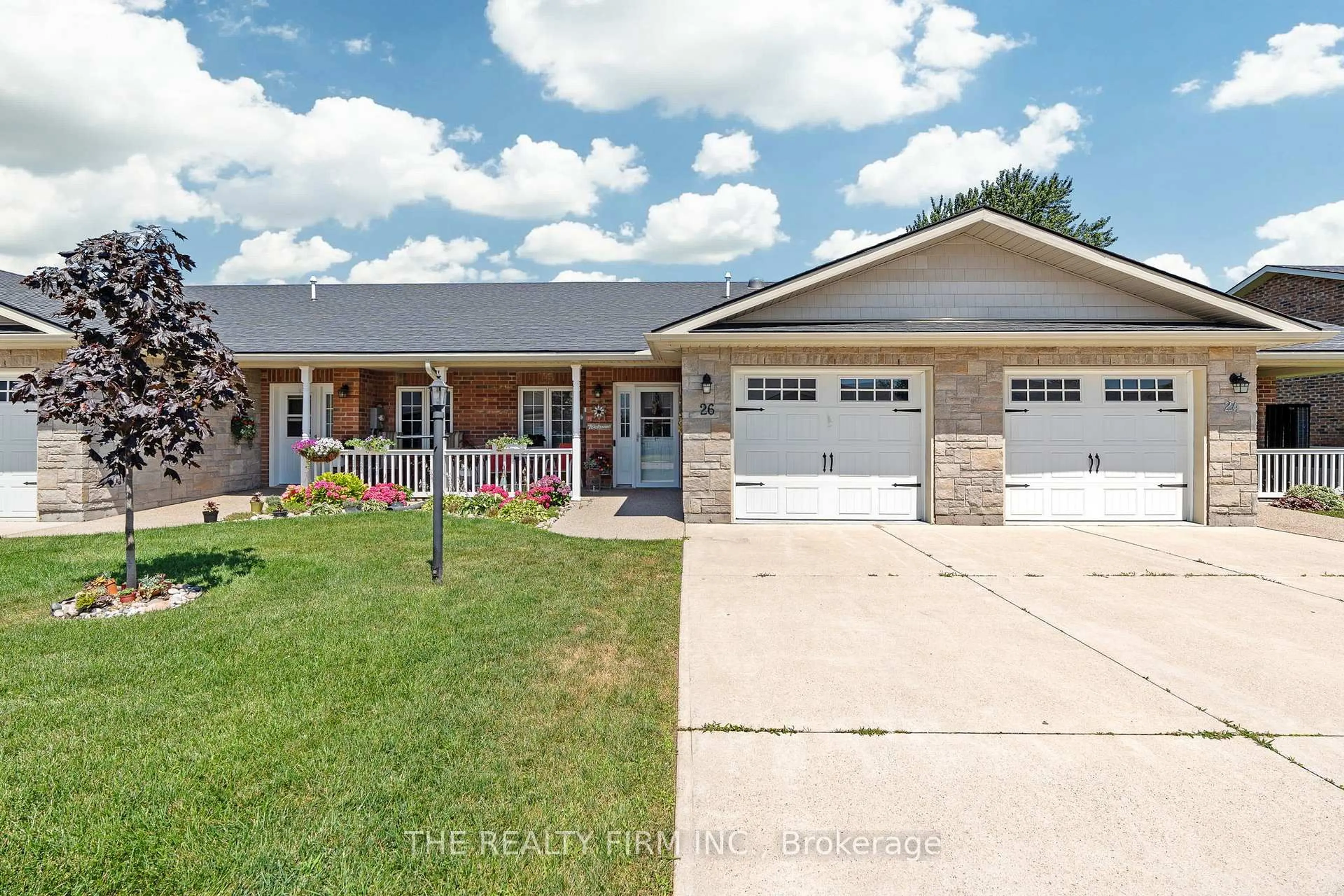 Home with brick exterior material, street for 26 Devon Dr, South Huron Ontario N0M 1S3